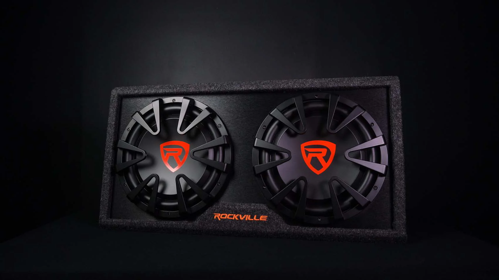 RG212CA 2000w Dual 12 inches Vented Powered Car Subwoofer Enclosure+Amp Kit - Image 7
