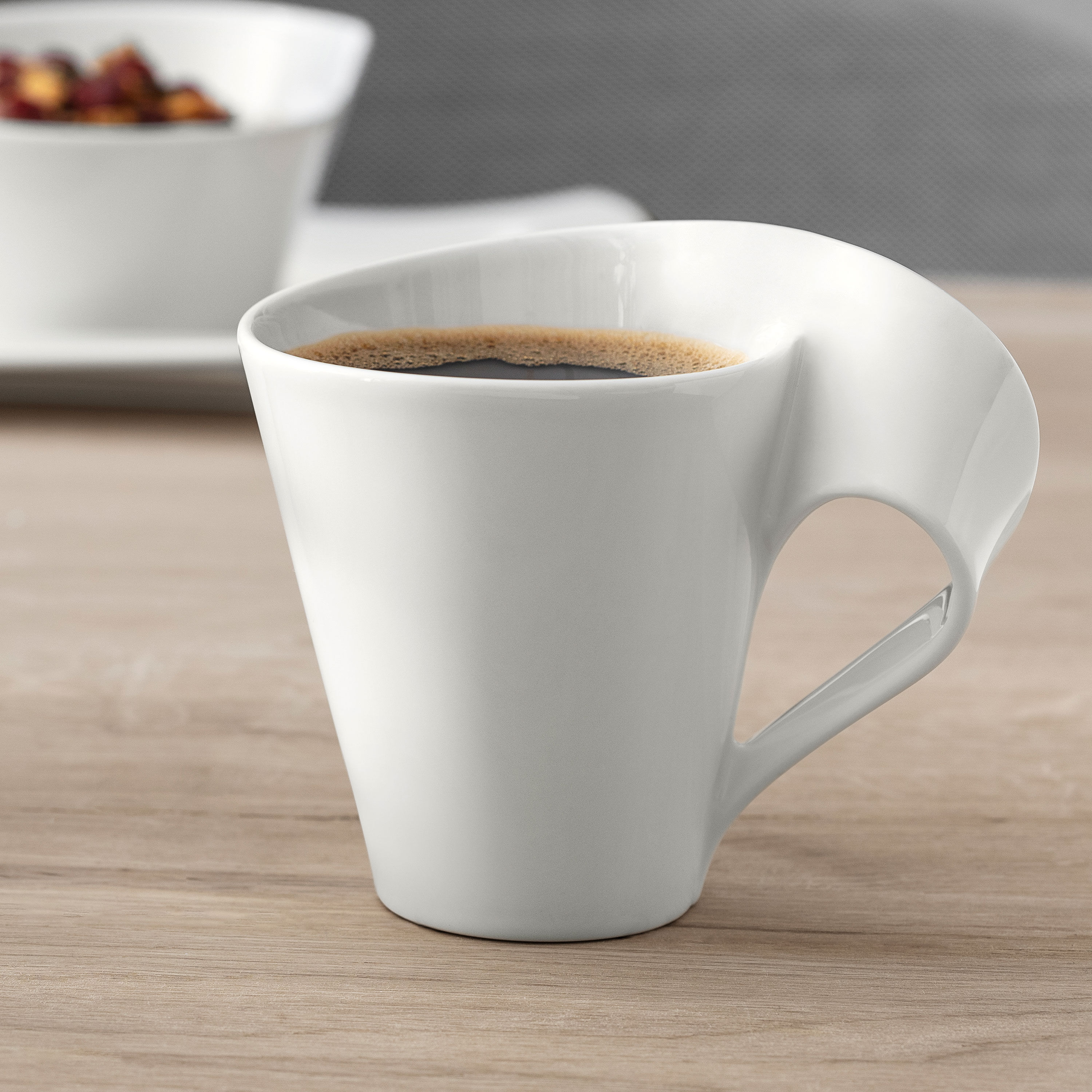 NewWave Mug - White, 8.2 oz, Premium Porcelain