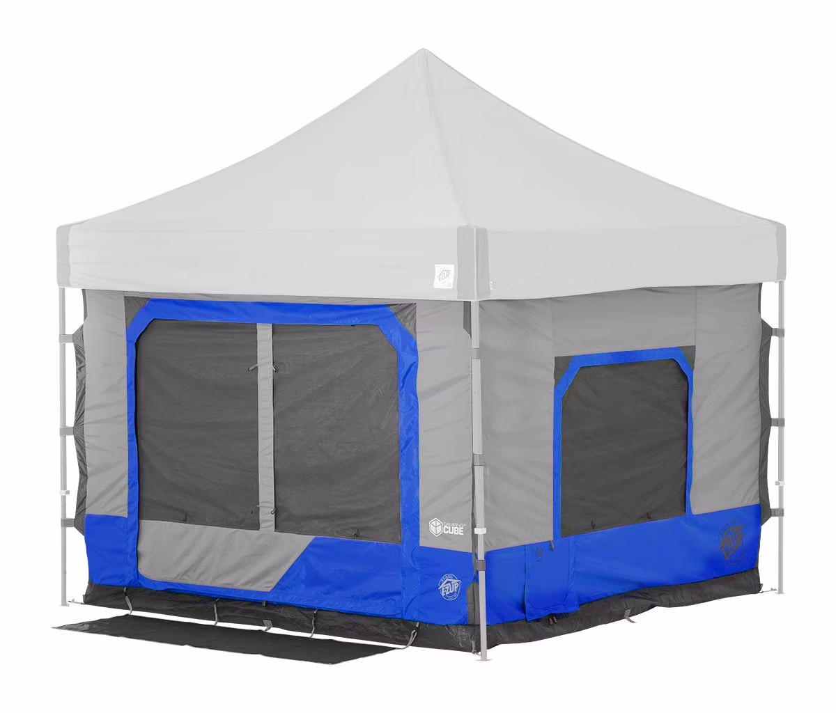 Camping Cube™ 6 4, Outdoor Camping Cube Converts to 10" Straight Canopy Tent, Royal Blue(Royal Blue)