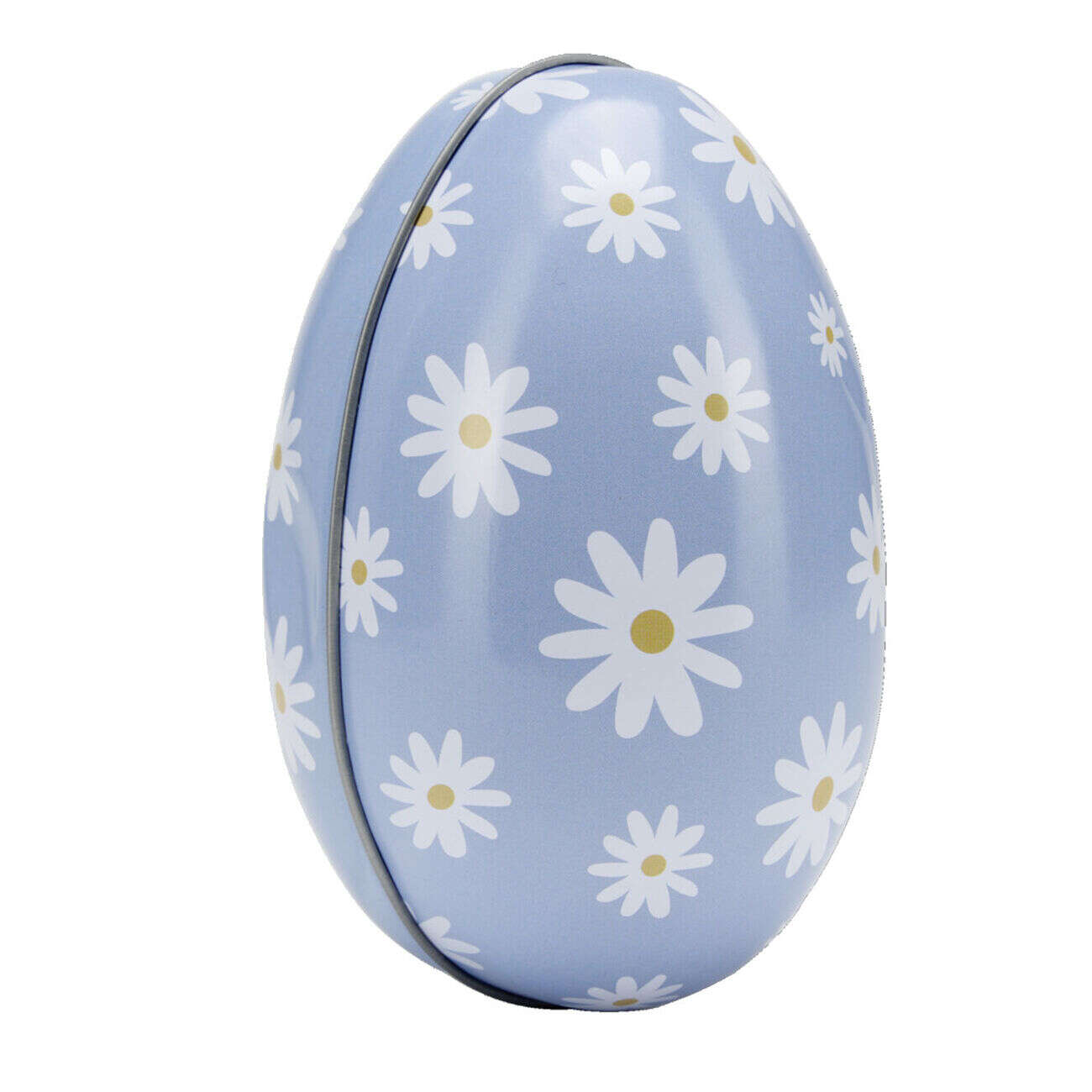 Boîte en fer forme oeuf 13x9xH7cm (3 modèles)