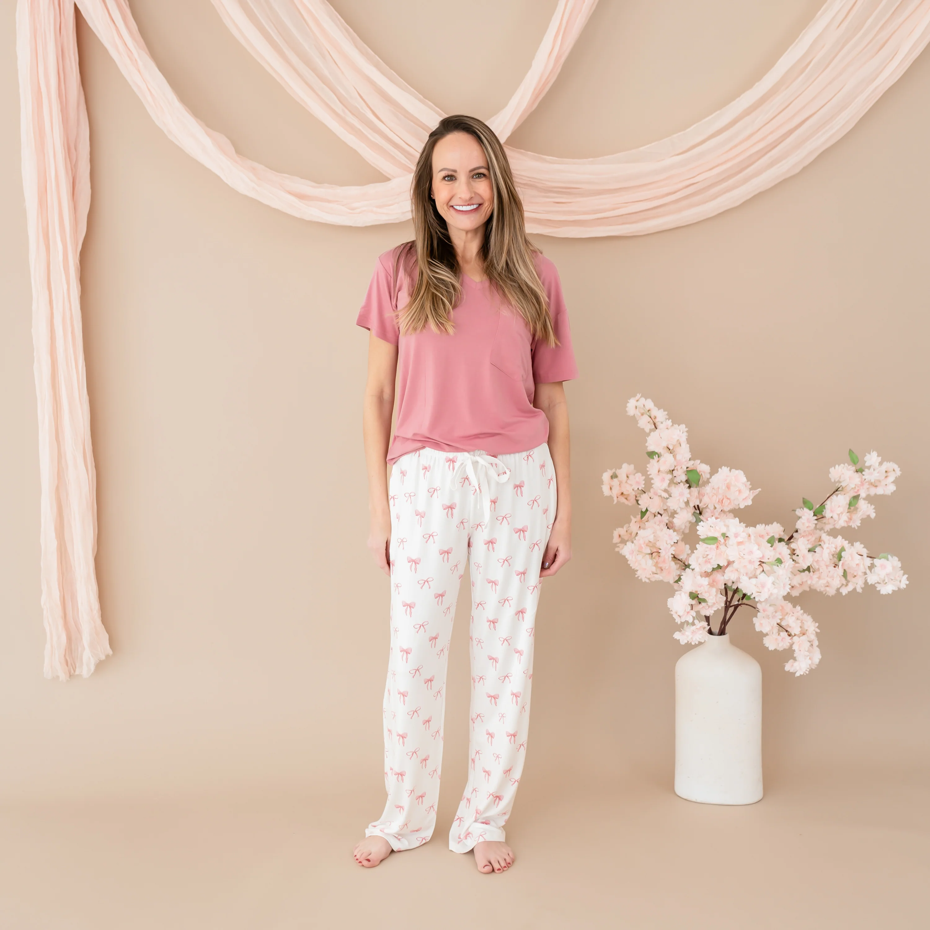 Women's Lounge Pants in Bow