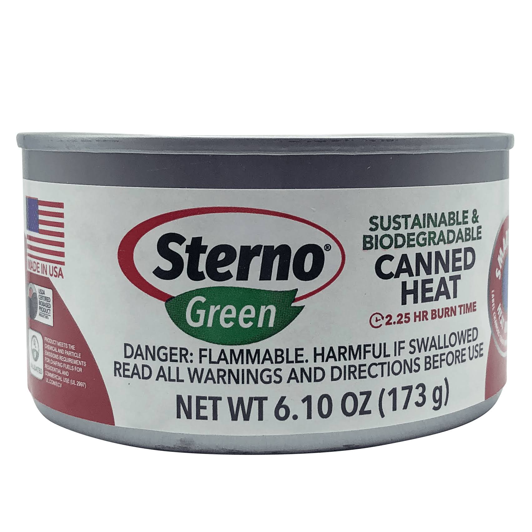 Sterno Canned Heat Ethanol Gel Chafing Fuel - 6.1oz
