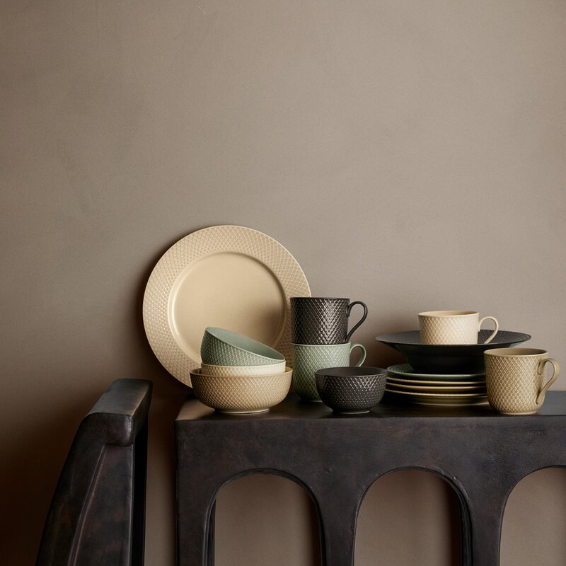 Rhombe Earth kopp med hank 39 cl clay