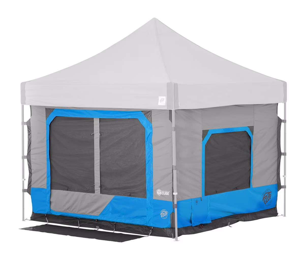 Camping Cube? 6.4, Outdoor Camping Cube Converts to 10" Straight Canopy Tent, Royal Blue(Royal Blue) - Image 5
