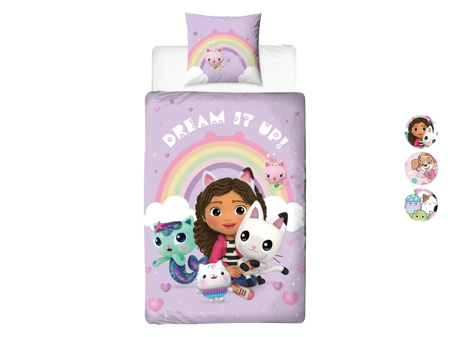 Parure de lit rversible pour enfant, 140 x 200 cm