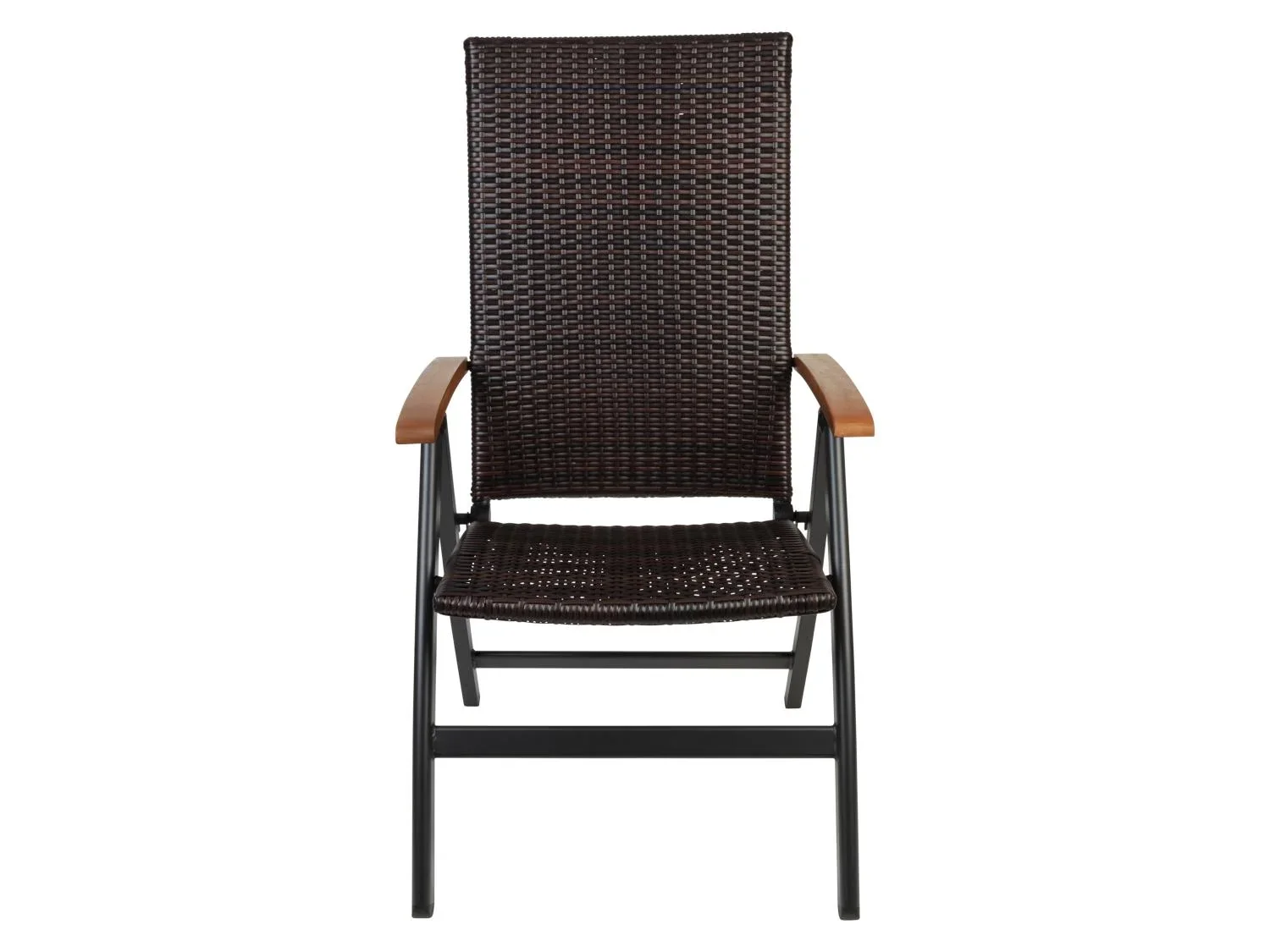 LIVARNO home Ensemble en rsine tresse  Valencia , 5 pices - table extensible & 4 fauteuils pliants