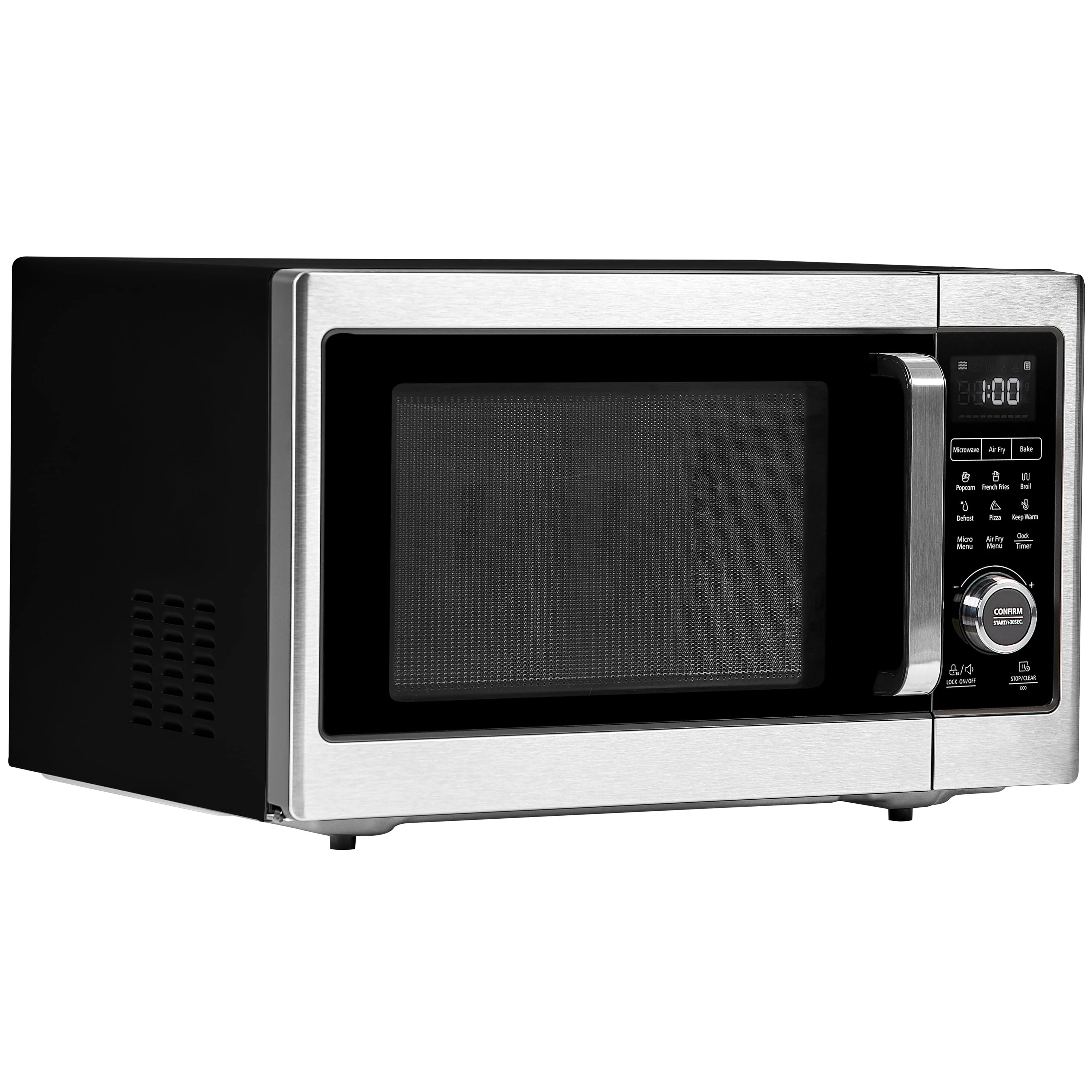 Powerxl Microwave Air Fryer Plus, Stainless Steel / Black, 1cu. Ft