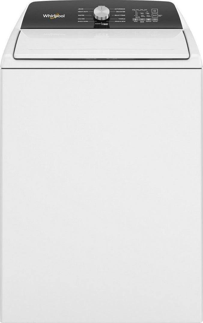 Whirlpool 4.6 Cu. ft. Top Load Impeller Washer with Built-In Faucet White