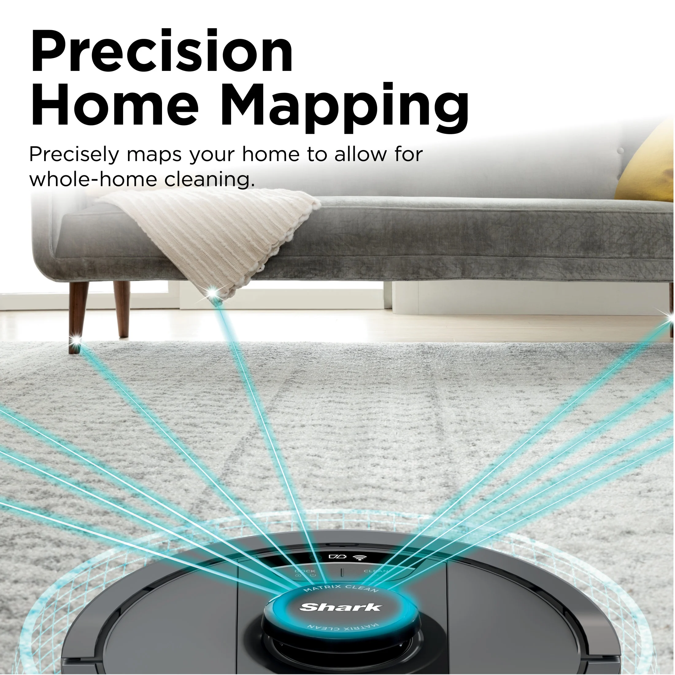 Matrix Robot Vacuum Mop, Auto Empty, Carpets and Hard Floors, 30-Day Capacity Base, Precision Home Mapping, Pet-Friendly, Wi-Fi, RV2400WS - Image 7