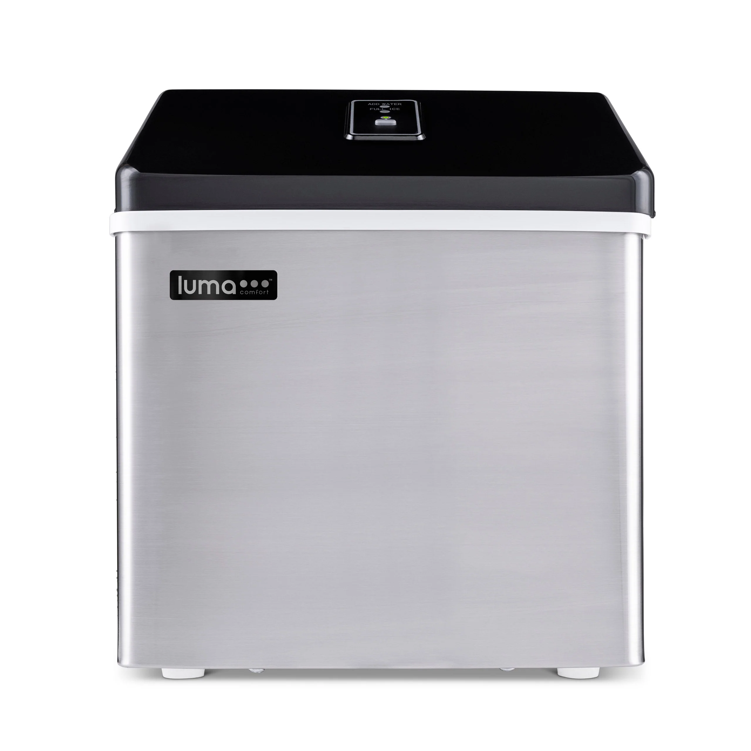Luma Countertop Ice Maker. Clear Ice, 40 lbs/day - Stainless Steel