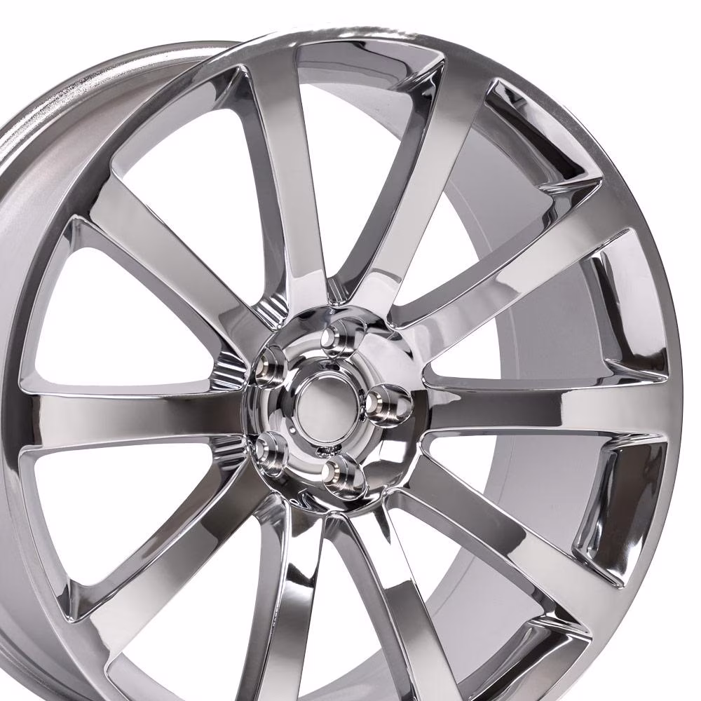 20x9 Wheel Fits Dodge, Chrysler 300 SRT Style Chrome Rim, Hollander 2253 Fits select: 2005-2006 CHRYSLER 300C, 2006-2022 DODGE CHARGER