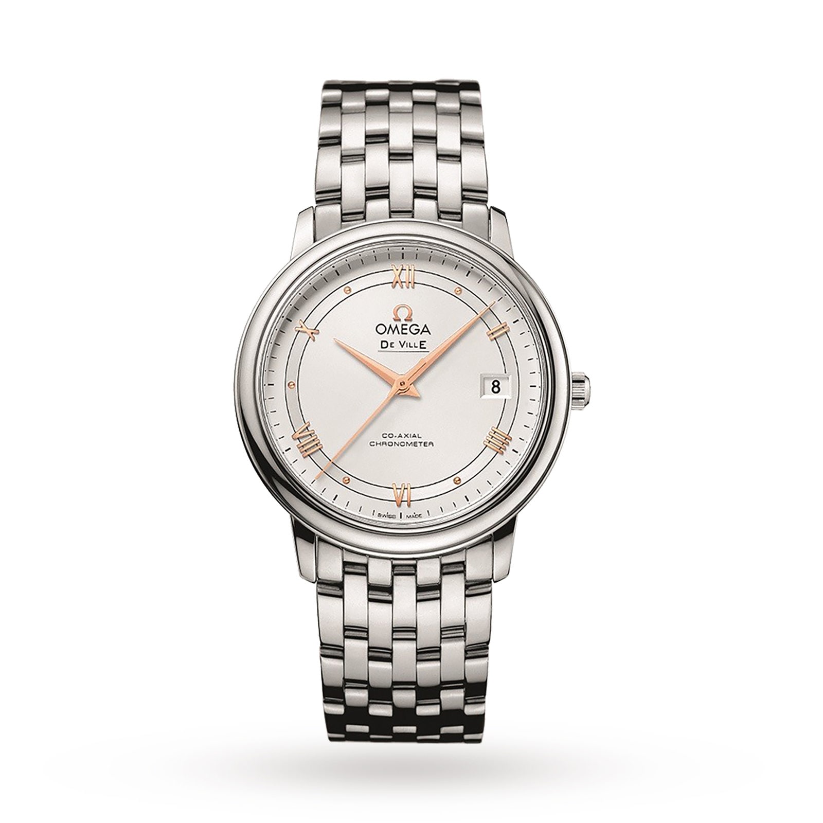 Omega De Ville Prestige Mens 36.8mm Co-Axial Watch-P17331203