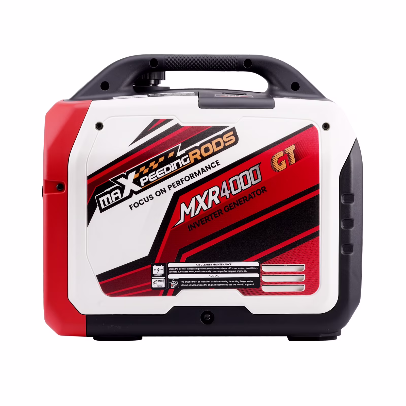 Maxpeedingrods 4KW Gas LPG Portable Generator Inverter Bluetooth E - Start for Outdoor Camping