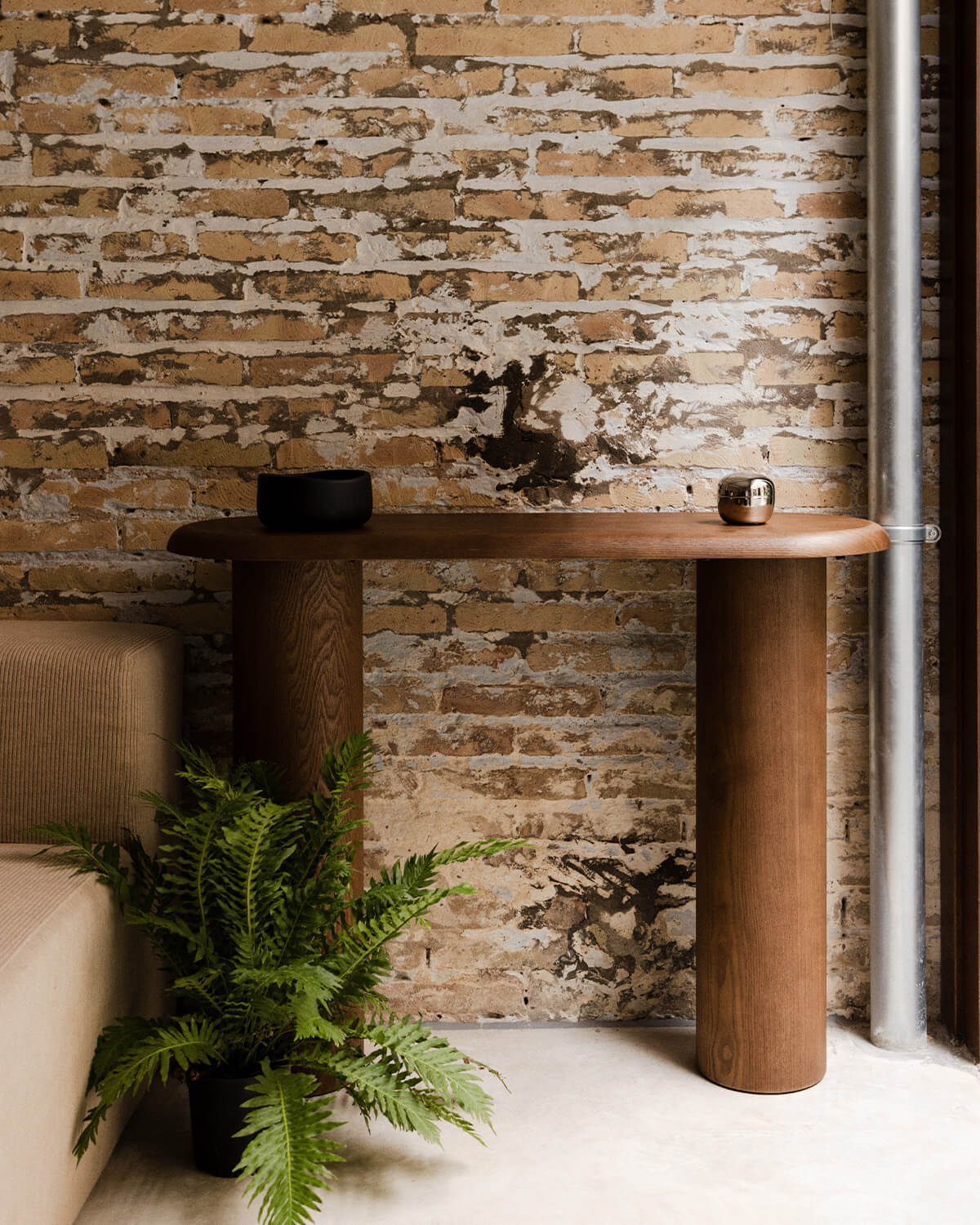 Alhie - Consola de Madera (100x35 cm) Alhie