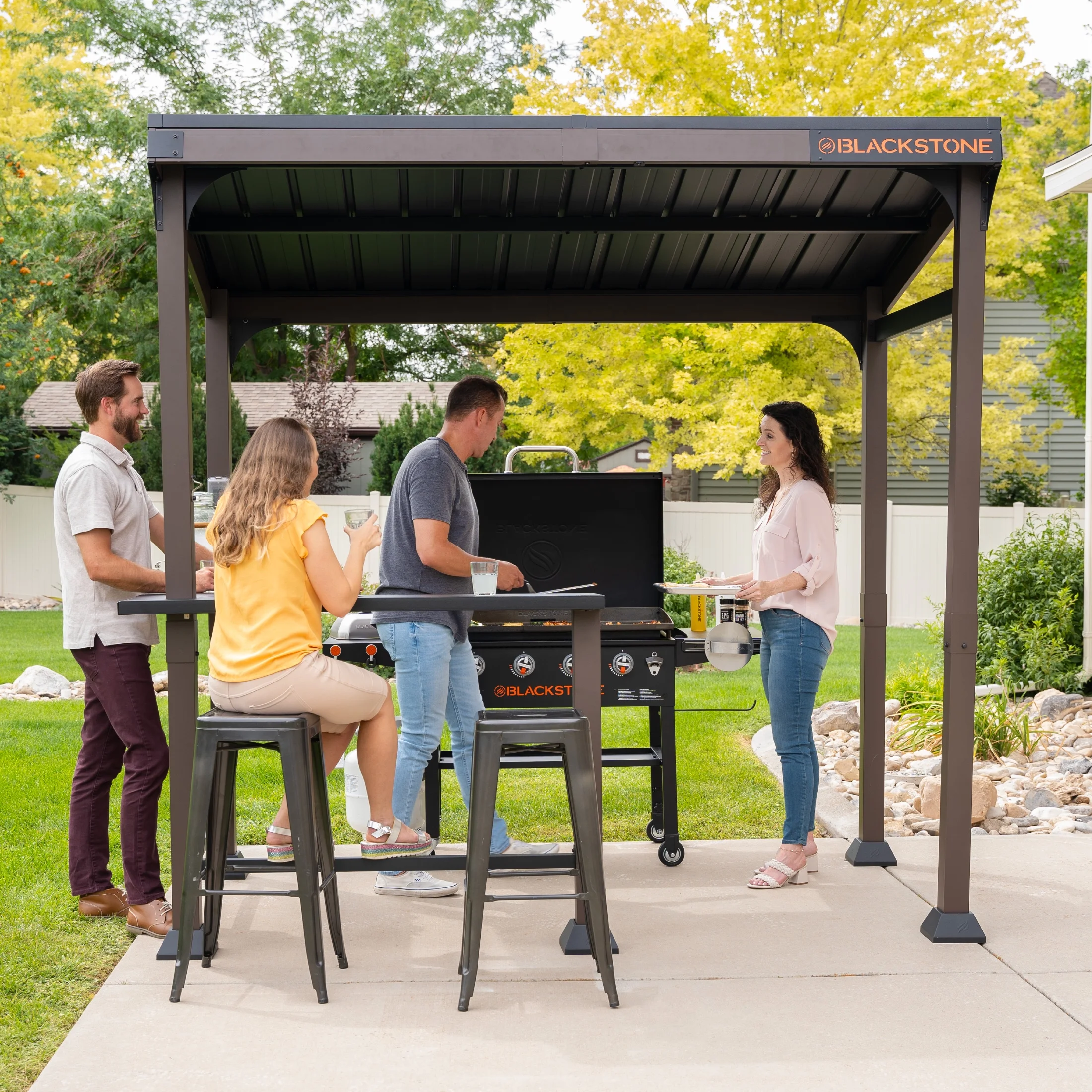 5' x 8' Outdoor Griddle/Grill Pavilion Grill Gazebo(5' x 8') - Image 3