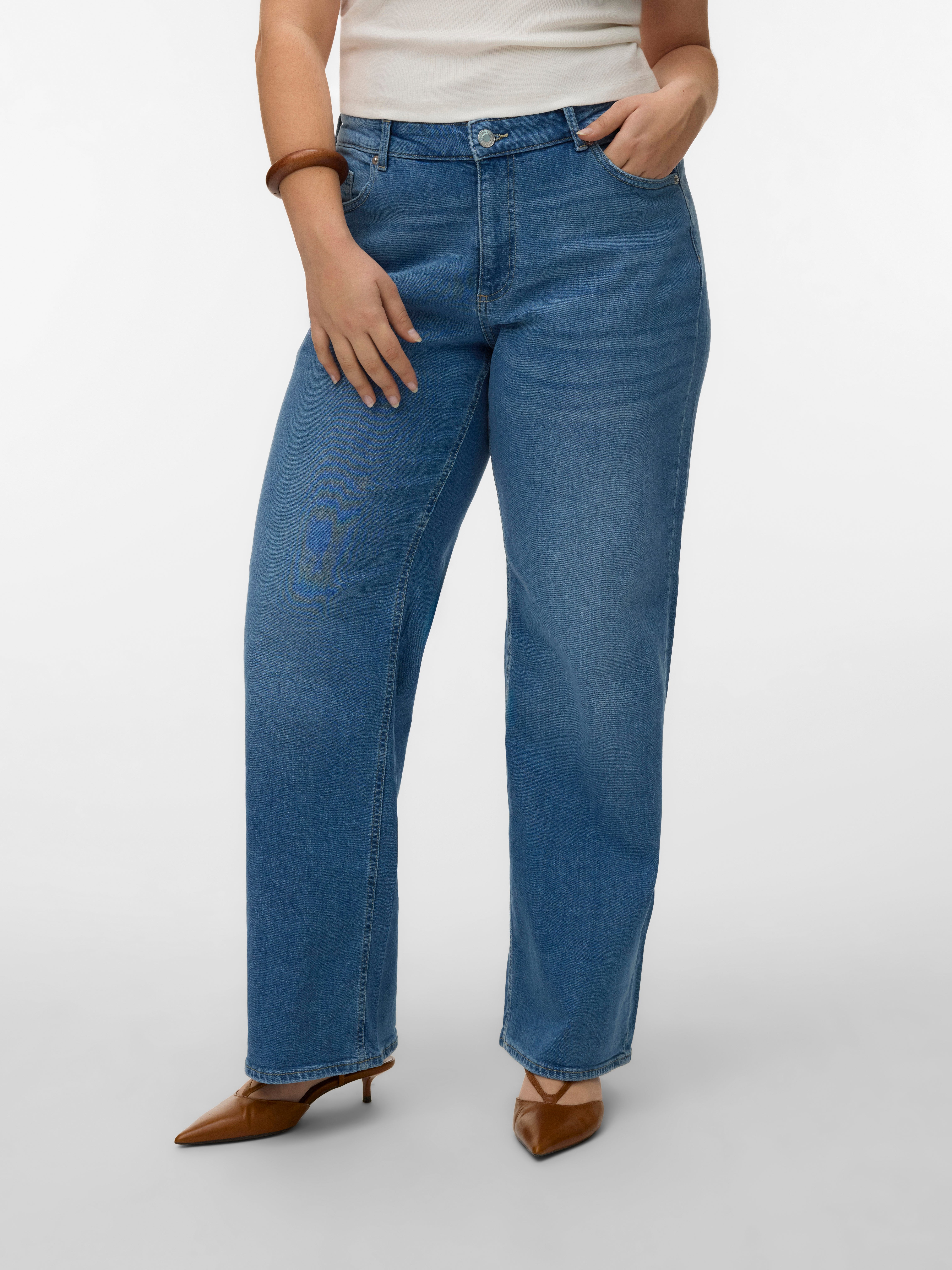 VERO MODA® VMCTESSA-STRETCH High waist Wide Leg Fit Jeans
