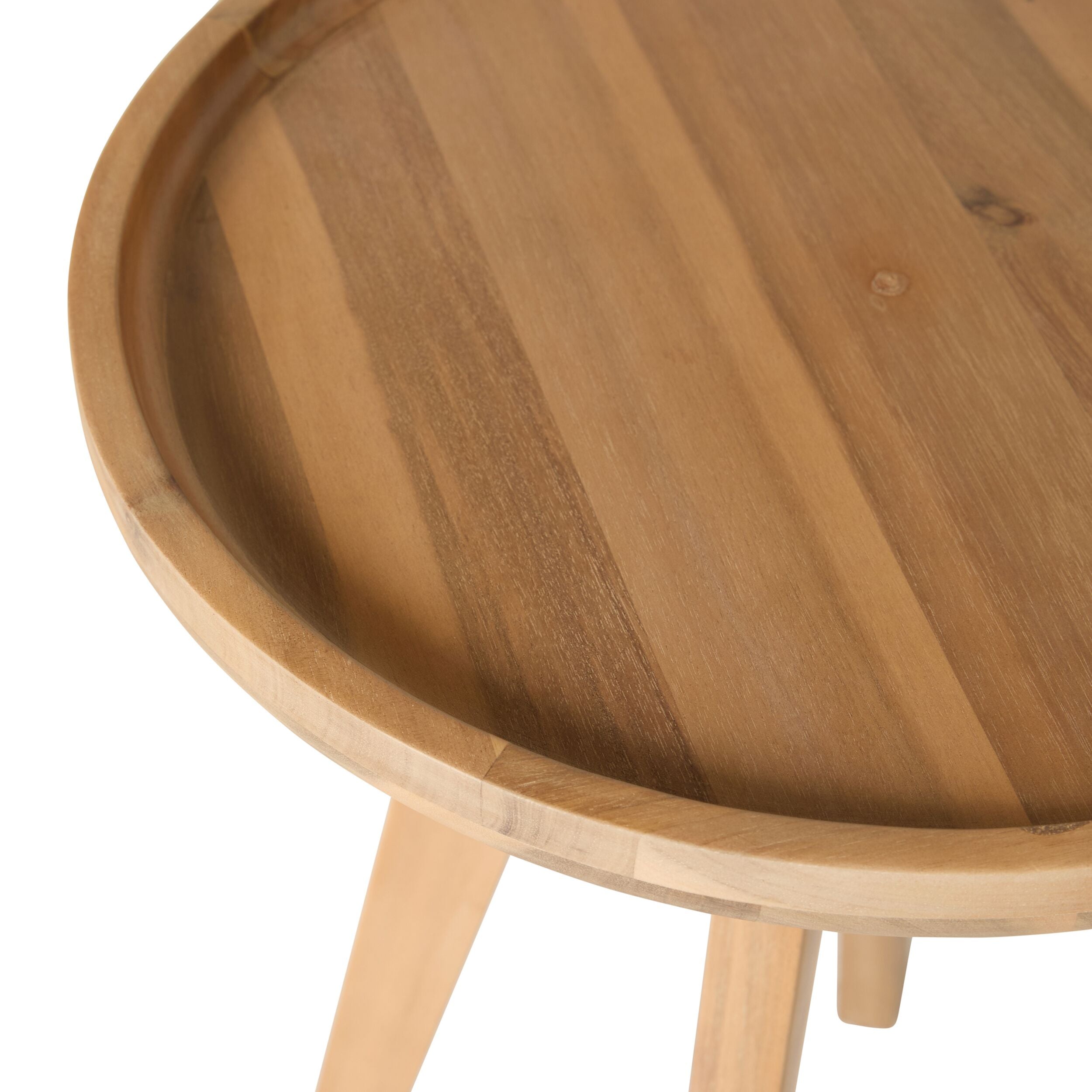Cooper Acacia Round Side Table 40cm