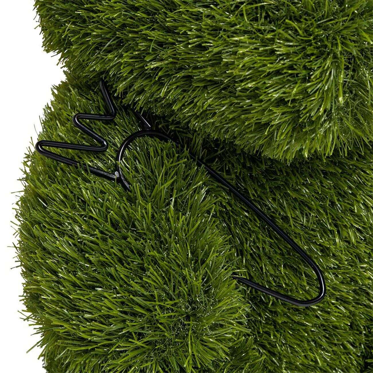 Décoration de jardin à poser gazon vert lapin 47x35xH54cm