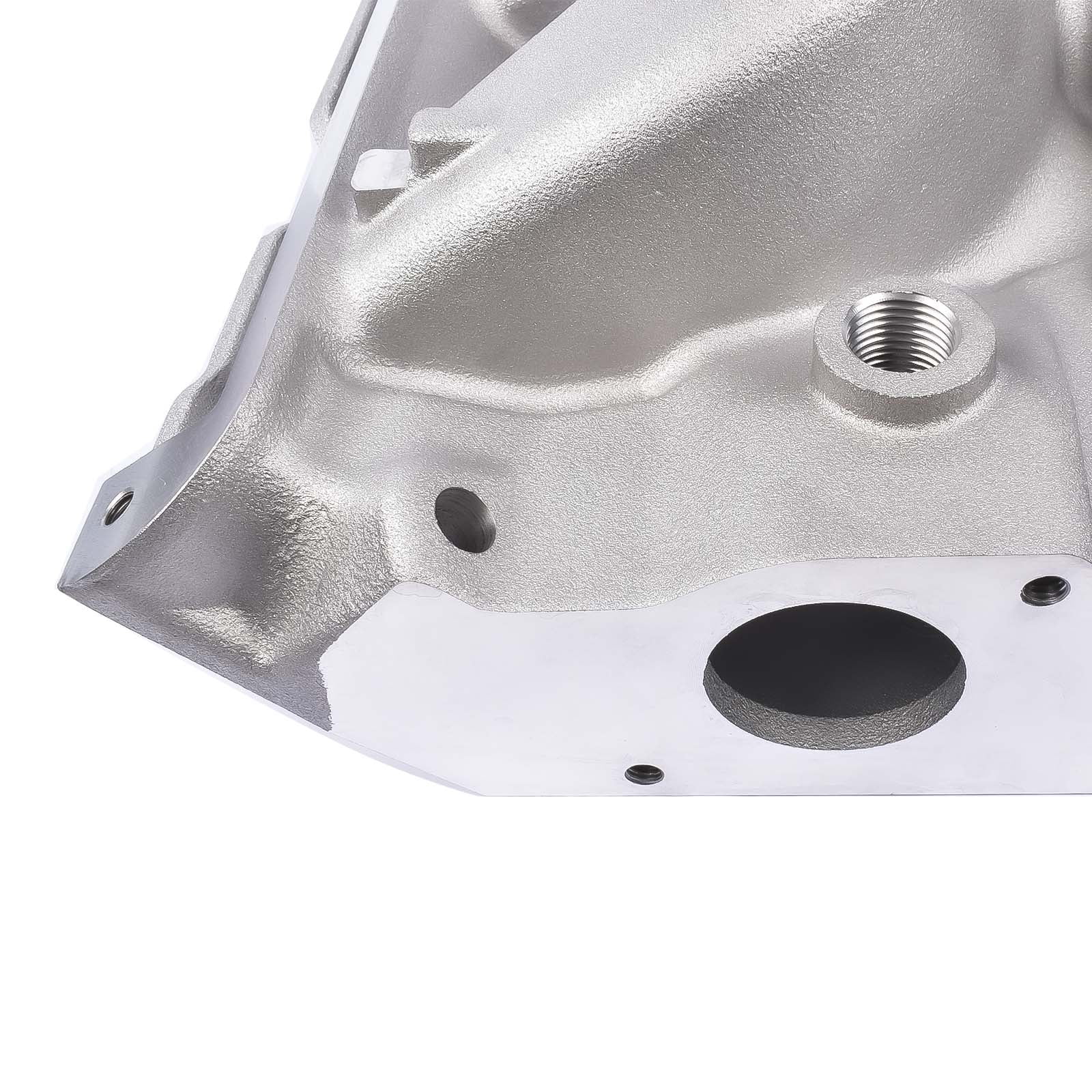 Aluminum Dual Plane Intake Manifold Satin 7105 for Ford FE 390, 406, 410, 427 428ci - Image 9