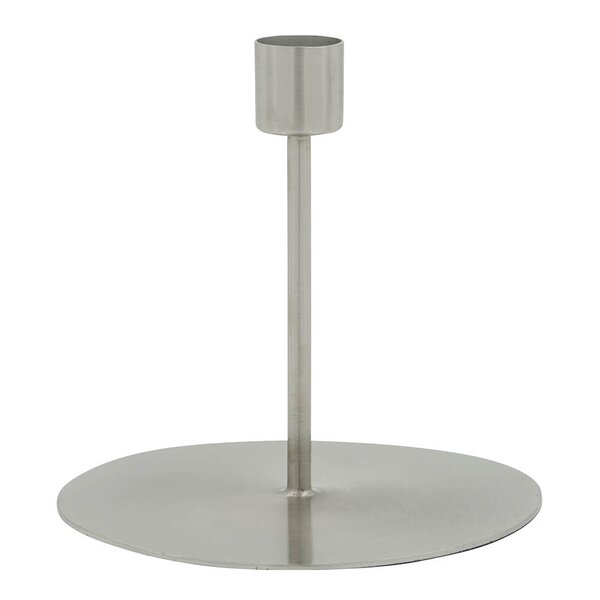 Anit lysestake 13x12 cm sølvfinish