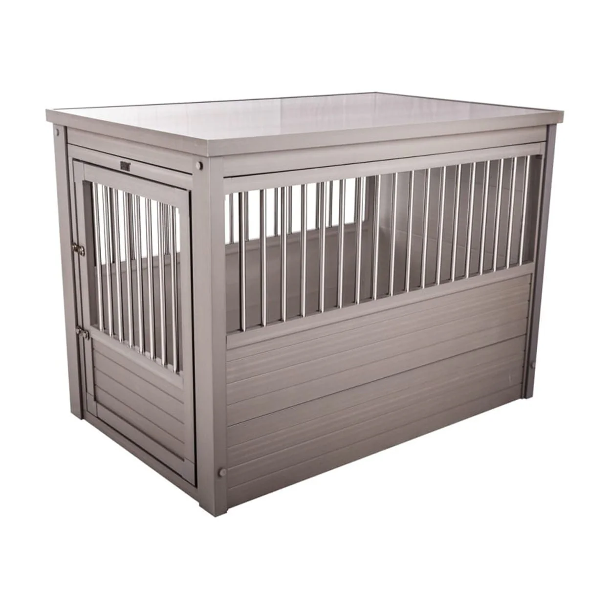 Dog Crate End Table Grey Large(L) Image 5