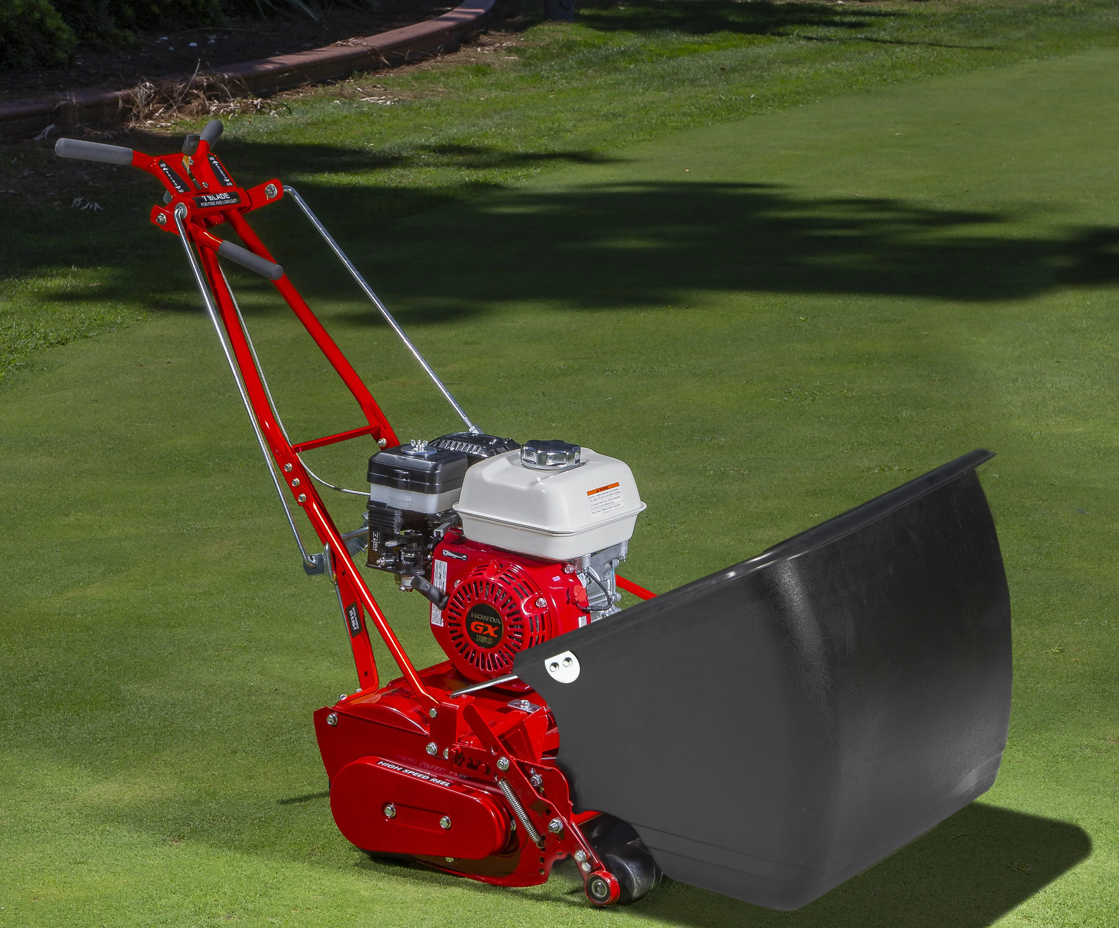 7-Blade Gas Powered Reel Lawn Mower, 25" Cutting Width, with GX160 Engine - Image 3