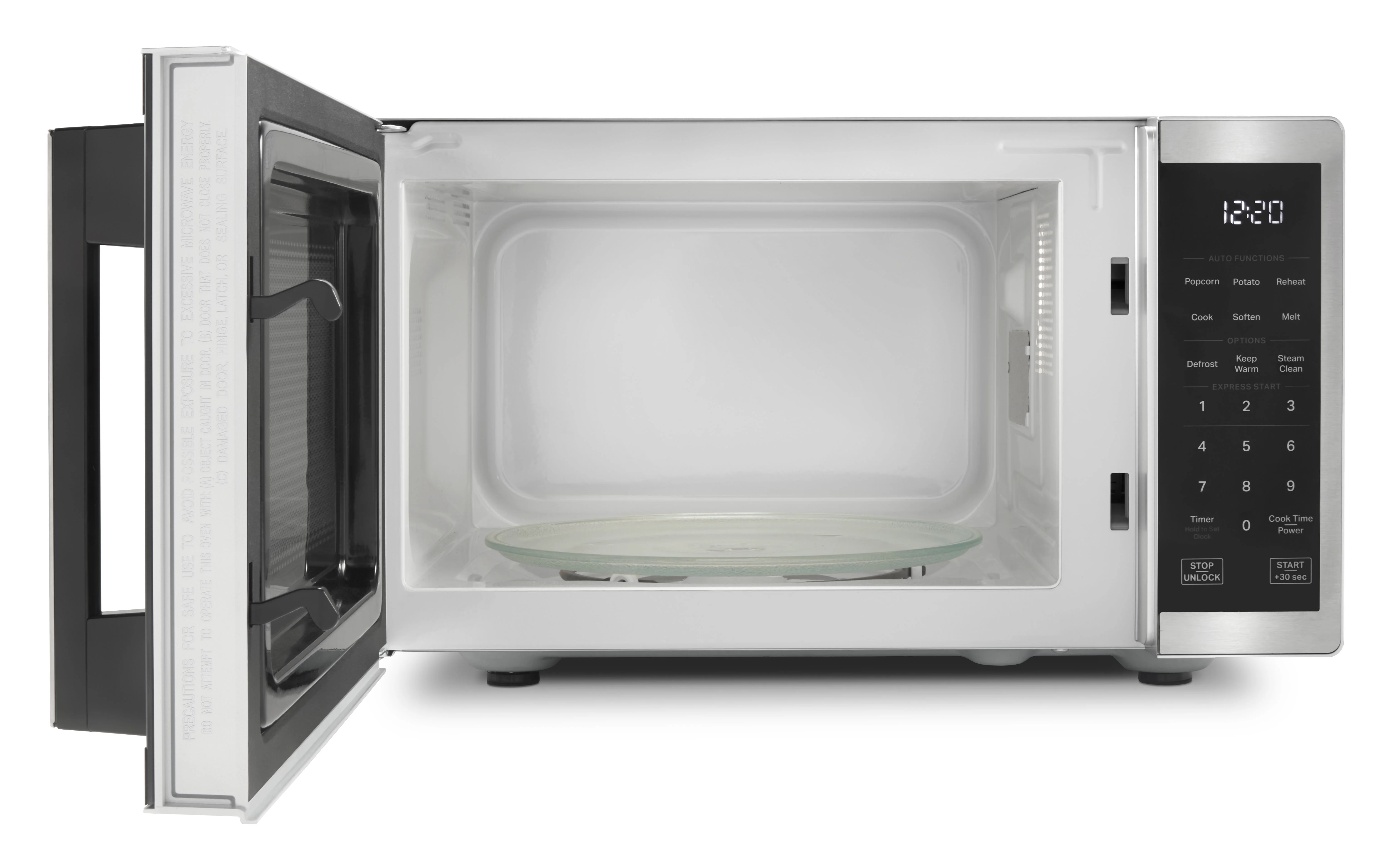 Whirlpool 0.9 Cu. Ft. Stainless Steel Countertop Microwave with Steam Clean - 900 Watt