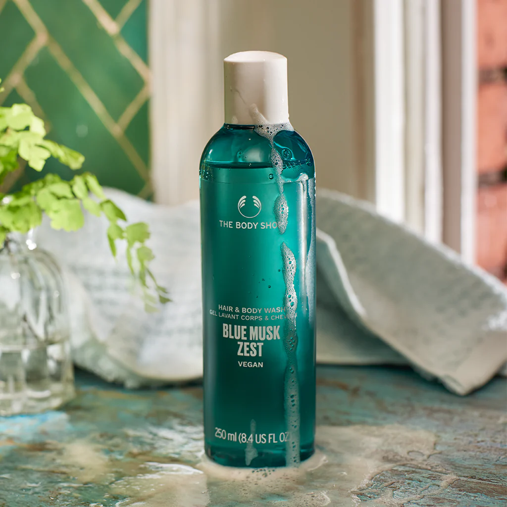 Blue Musk Zest Hair And Body Wash