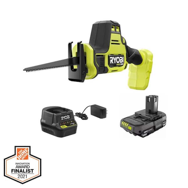 ONE+ HP 18V Brushless Cordless Compact One Handed Reciprocating Saw Kit with 1 5 Ah Battery and 18V Charger