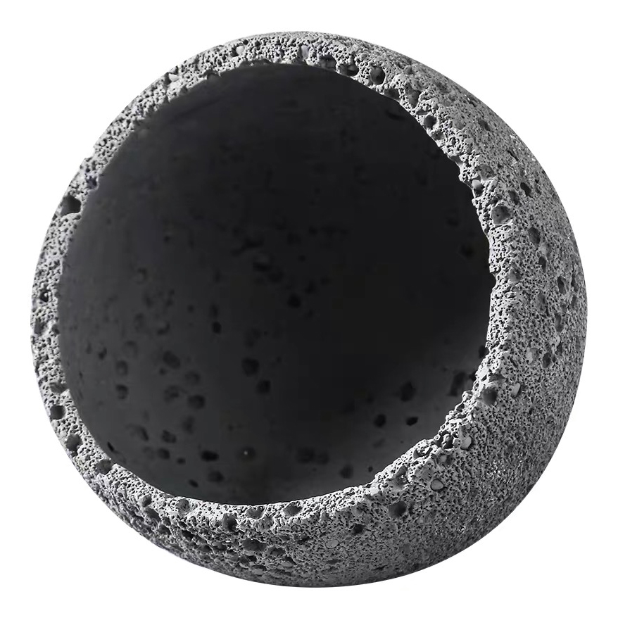 Craft Round Shape Ornaments Home Table Decorative Cement Home Decoration Piece
