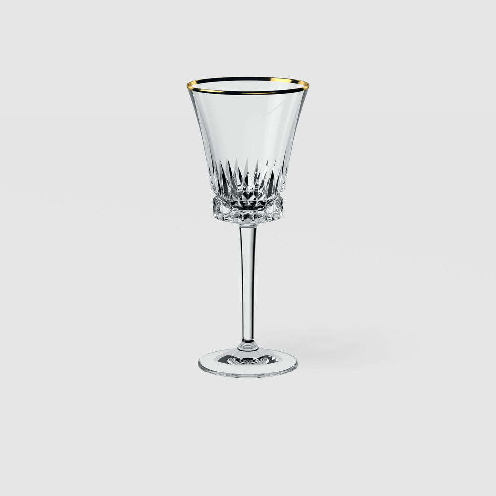Grand Royal Red wine glass - Clear, 6.8 oz, crystal glass