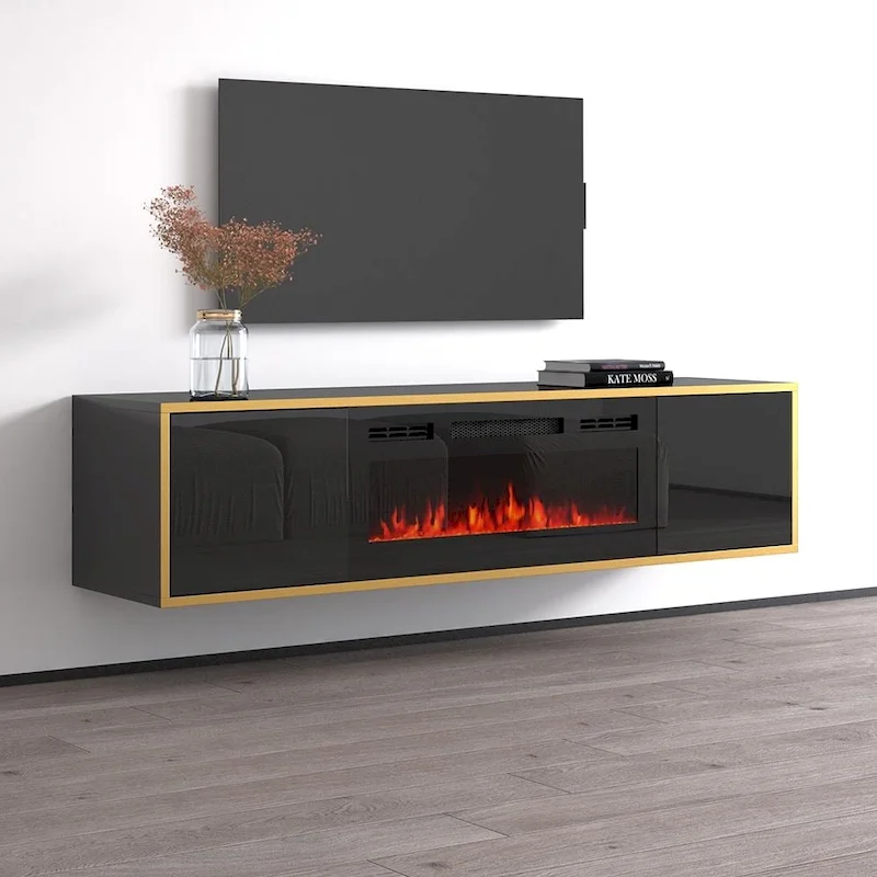 Electric Fireplace TV Stand for TVs up to 75 Inches