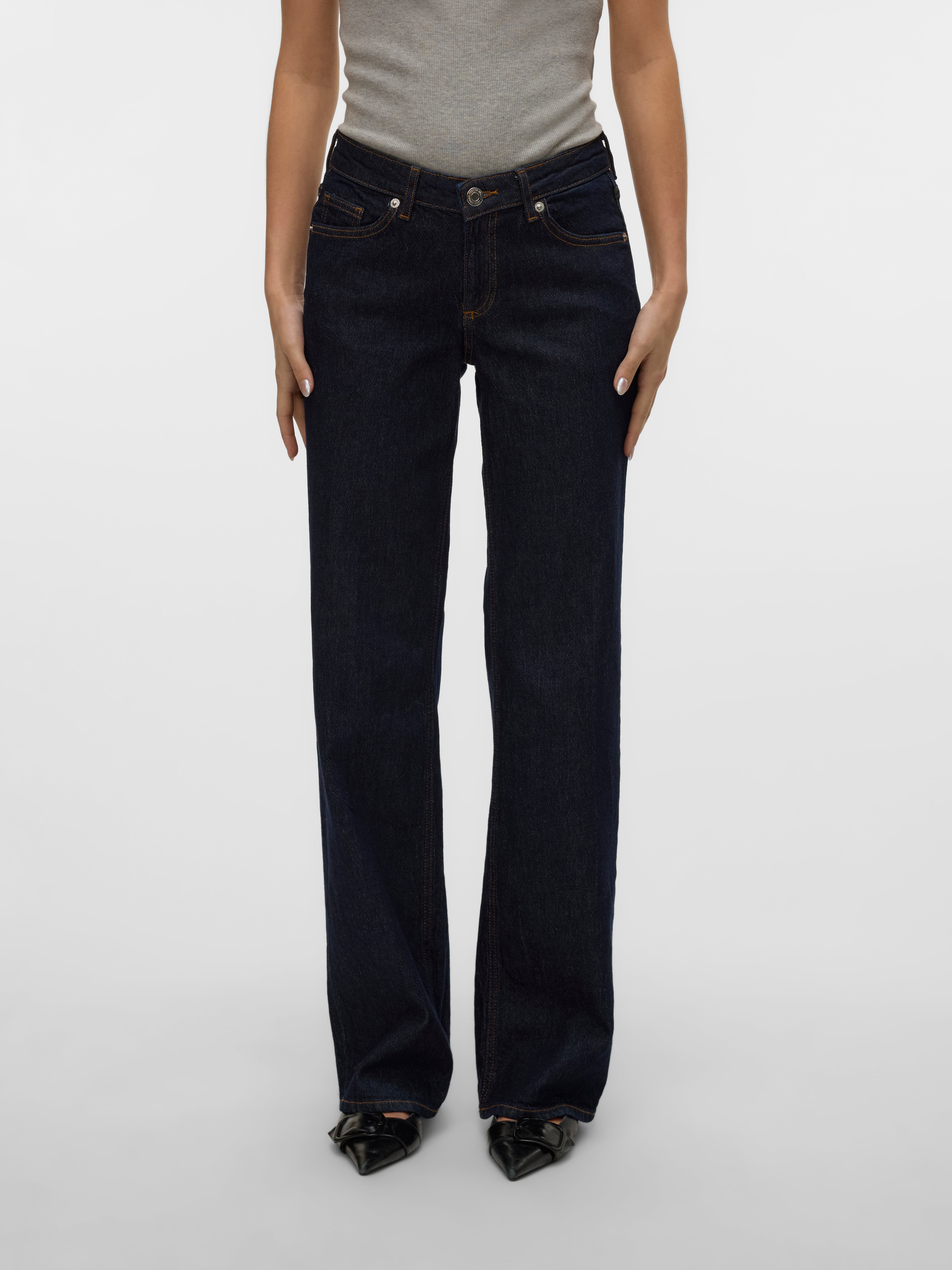 VERO MODA® VMVANESSA Low rise Wide Leg Fit Jeans