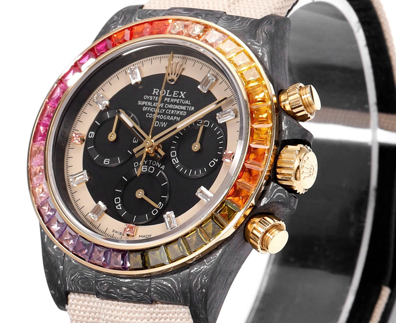 [Super Clone]Rolex Oyster Perpetual Cosmograph Daytona Rainbow 116595RBOW 40mm Replica 1:1 – Top Quality Version
