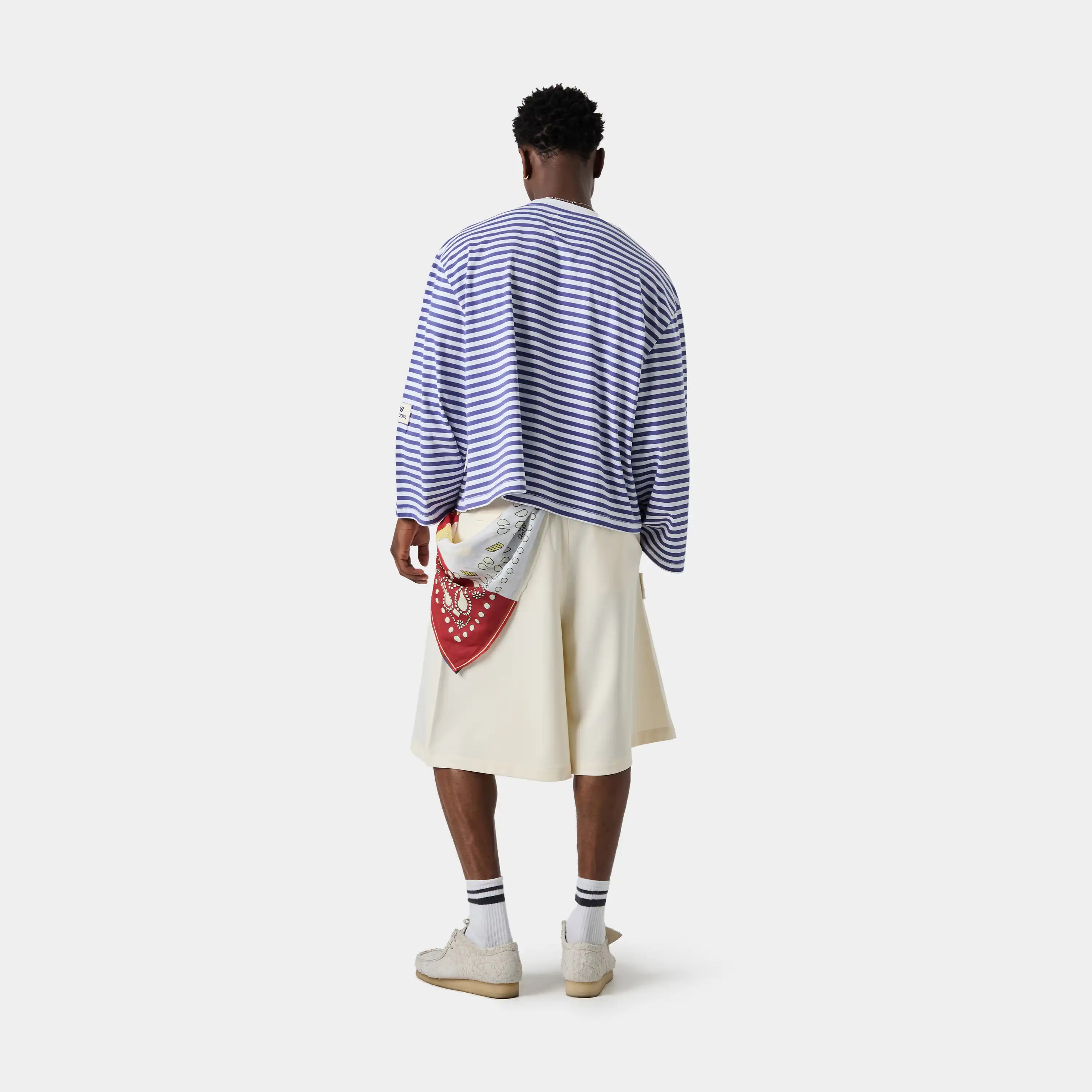 Horizon Striped Deep Cobalt Long Sleeve