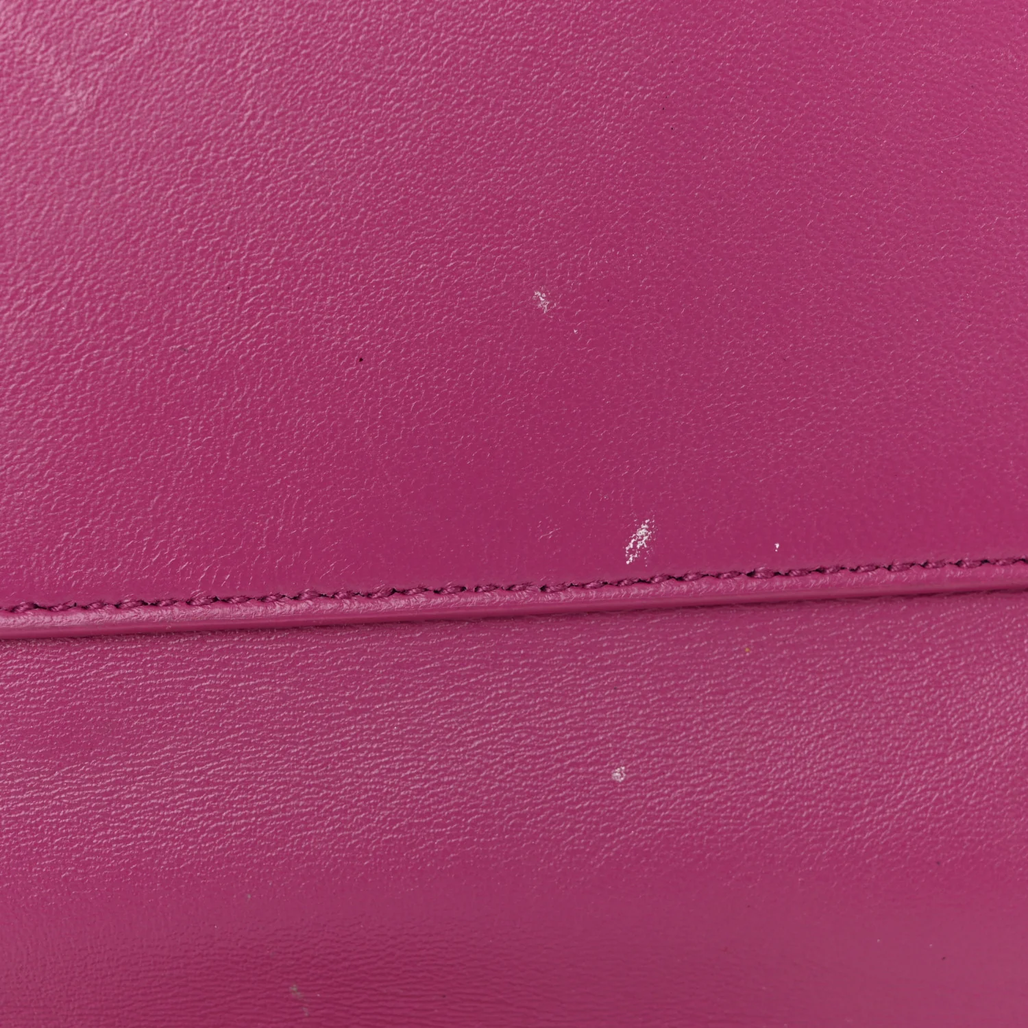 Smooth Calfskin Suede Medium Reversible Monogram Kate Satchel Rose Rubis