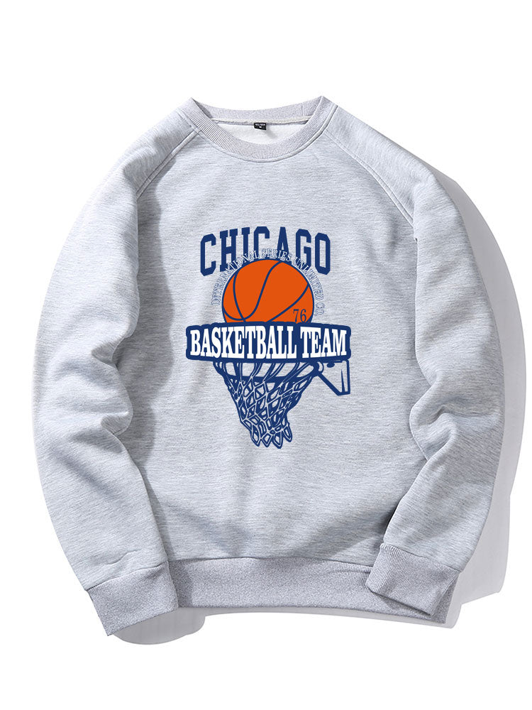 Sweat-shirts imprimés de basketball de Chicago