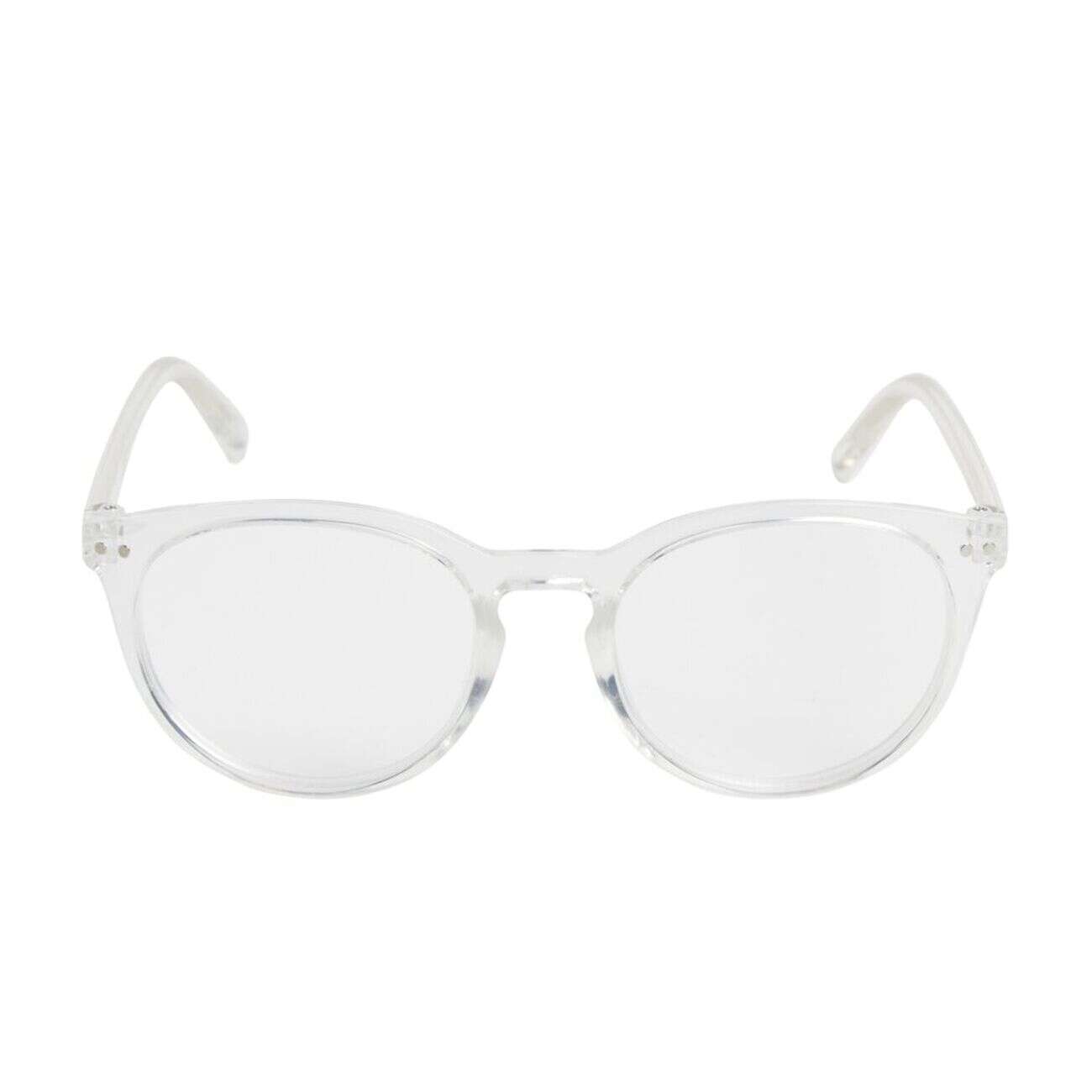 Lunette loupe de lecture unisexe en plastique et métal blanc