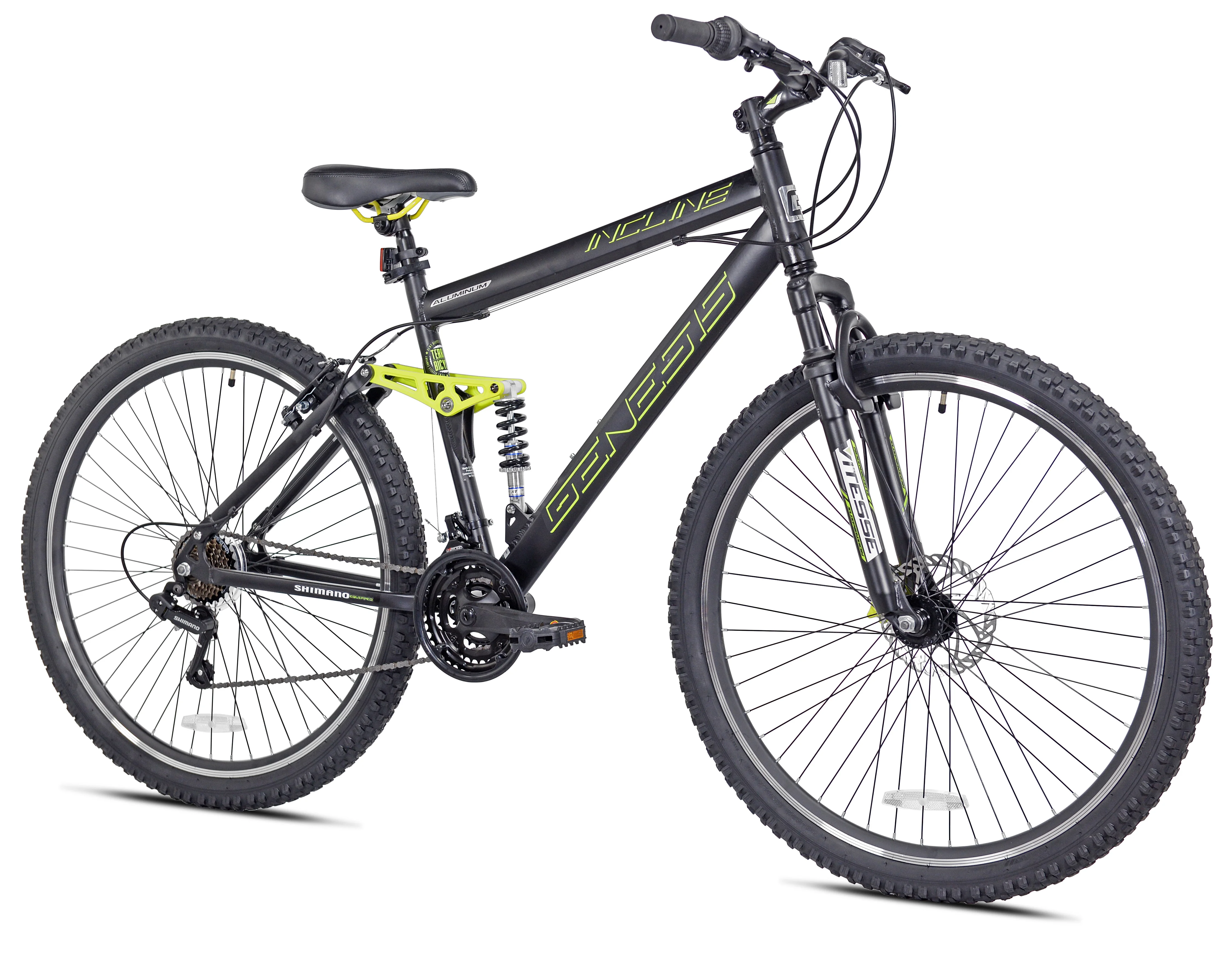 29" Incline Men'S Mountain Bike, Black/Yellow