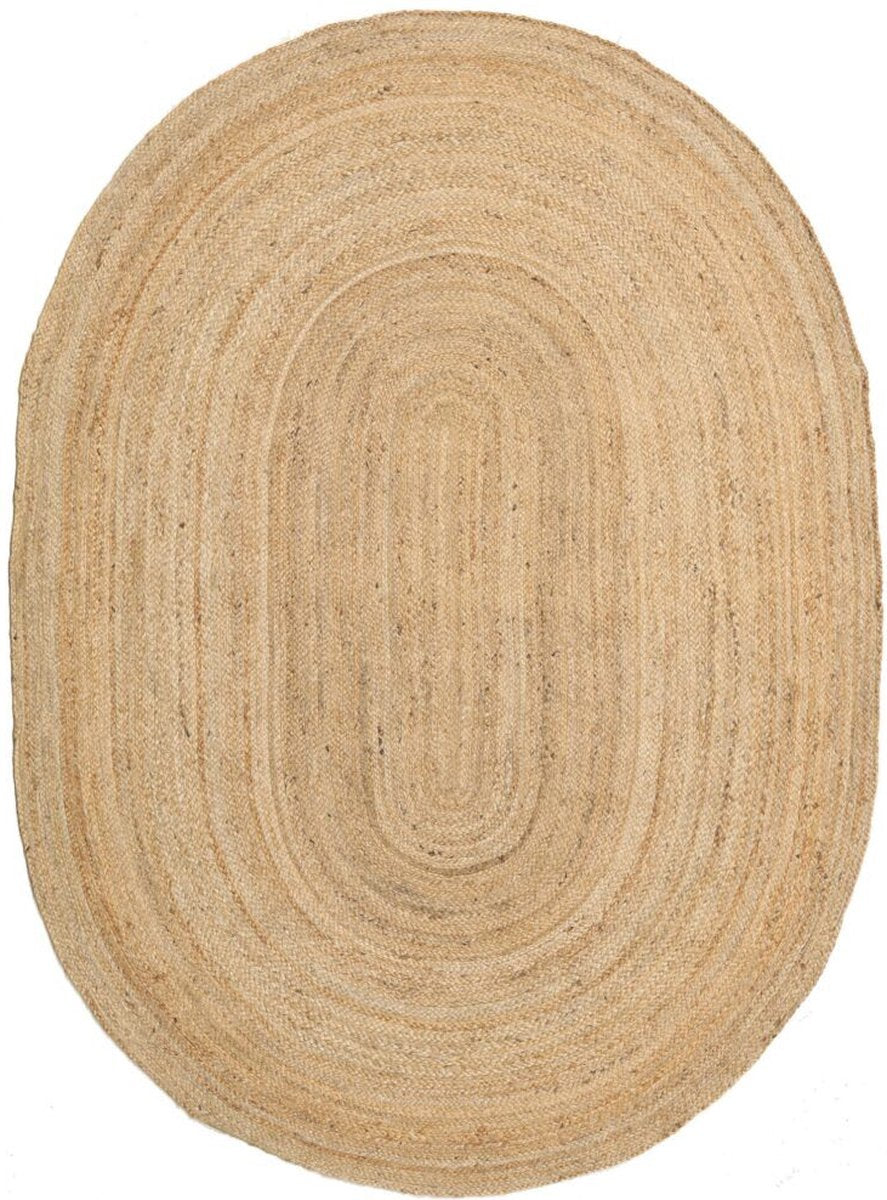 Mrcarpet Buitenkleed Jute Ovaal Outdoor Breeze Naturel 240 x 340cm