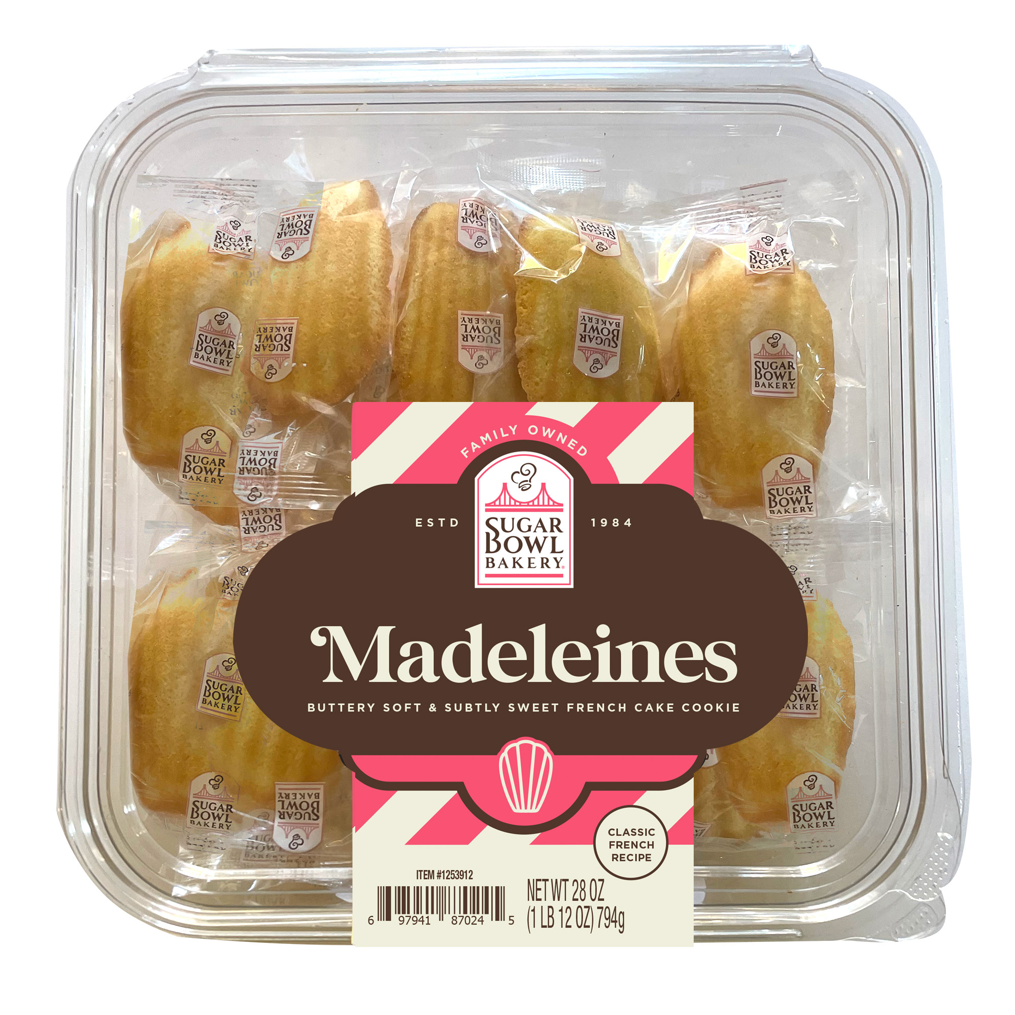 Sugar Bowl Bakery, Madeleine Cookies, 1 oz, 28 - Count