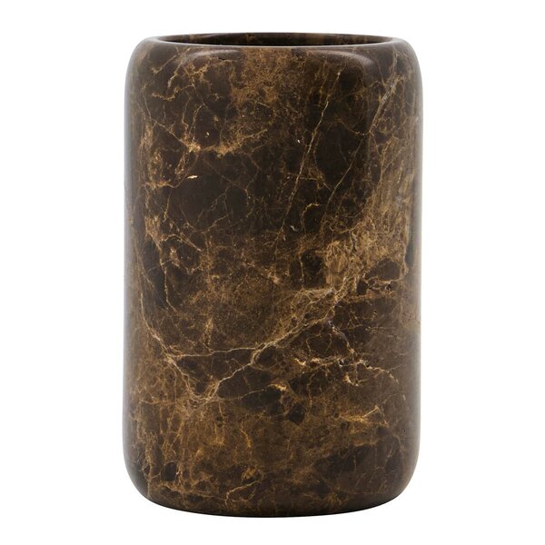 Able tannbørsteholder 11,5x7,5 cm brun marmor