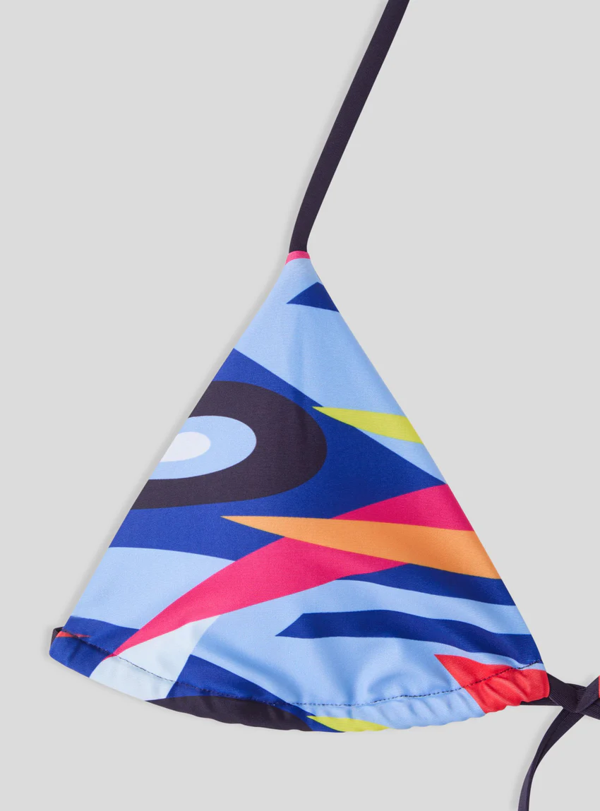 Terranova Reggiseno bikini triangolo con stampa MWC
