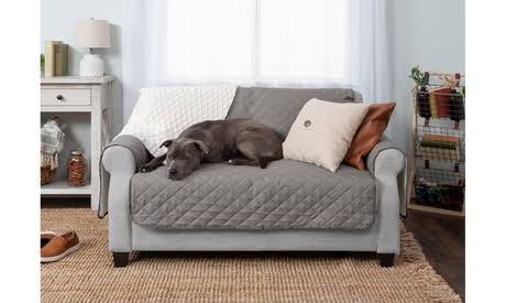 FurHaven Pet Reversible Furniture Protector - Chair, Gray/Mist