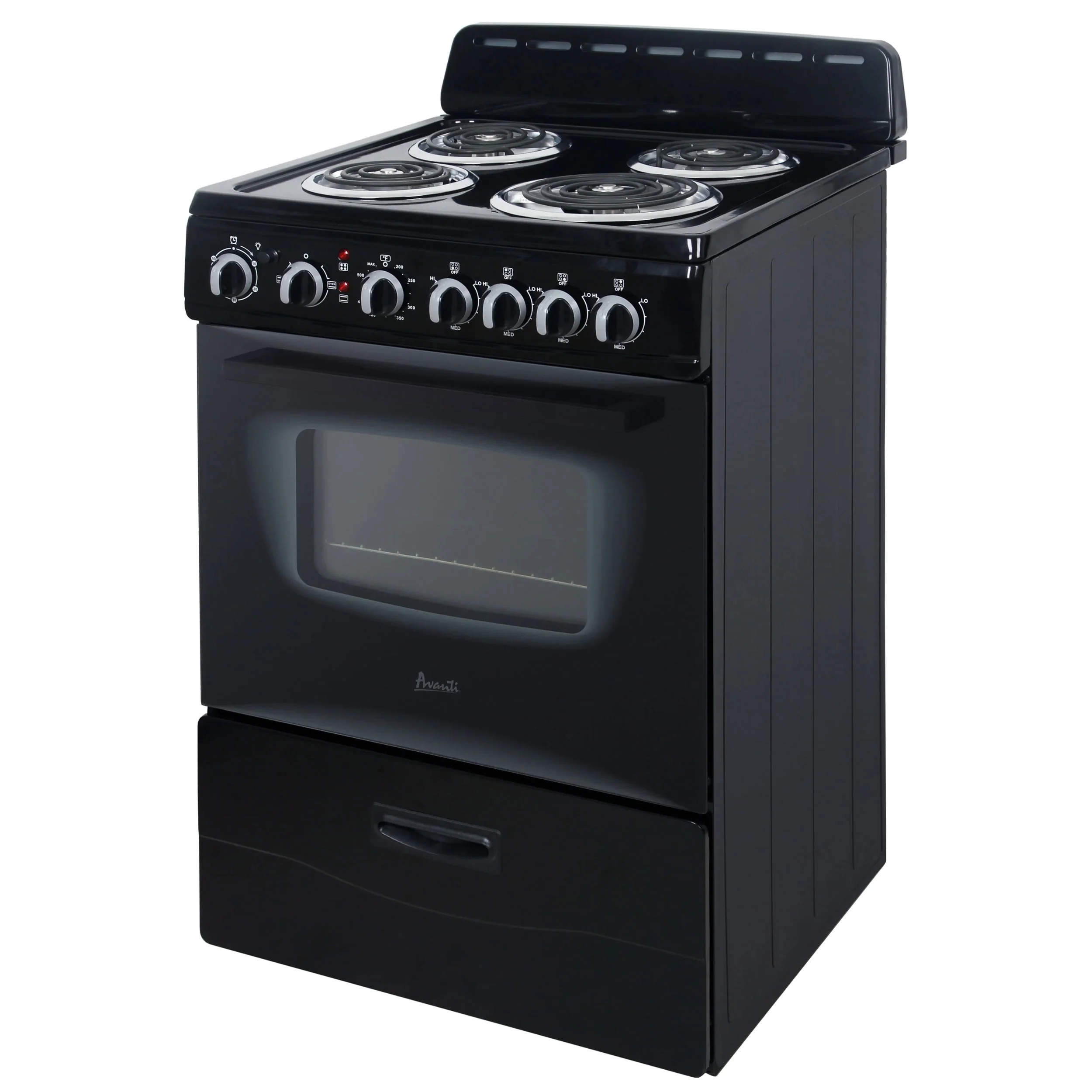 Avanti ERU240P0W 24 in Electric Freestanding Range - White