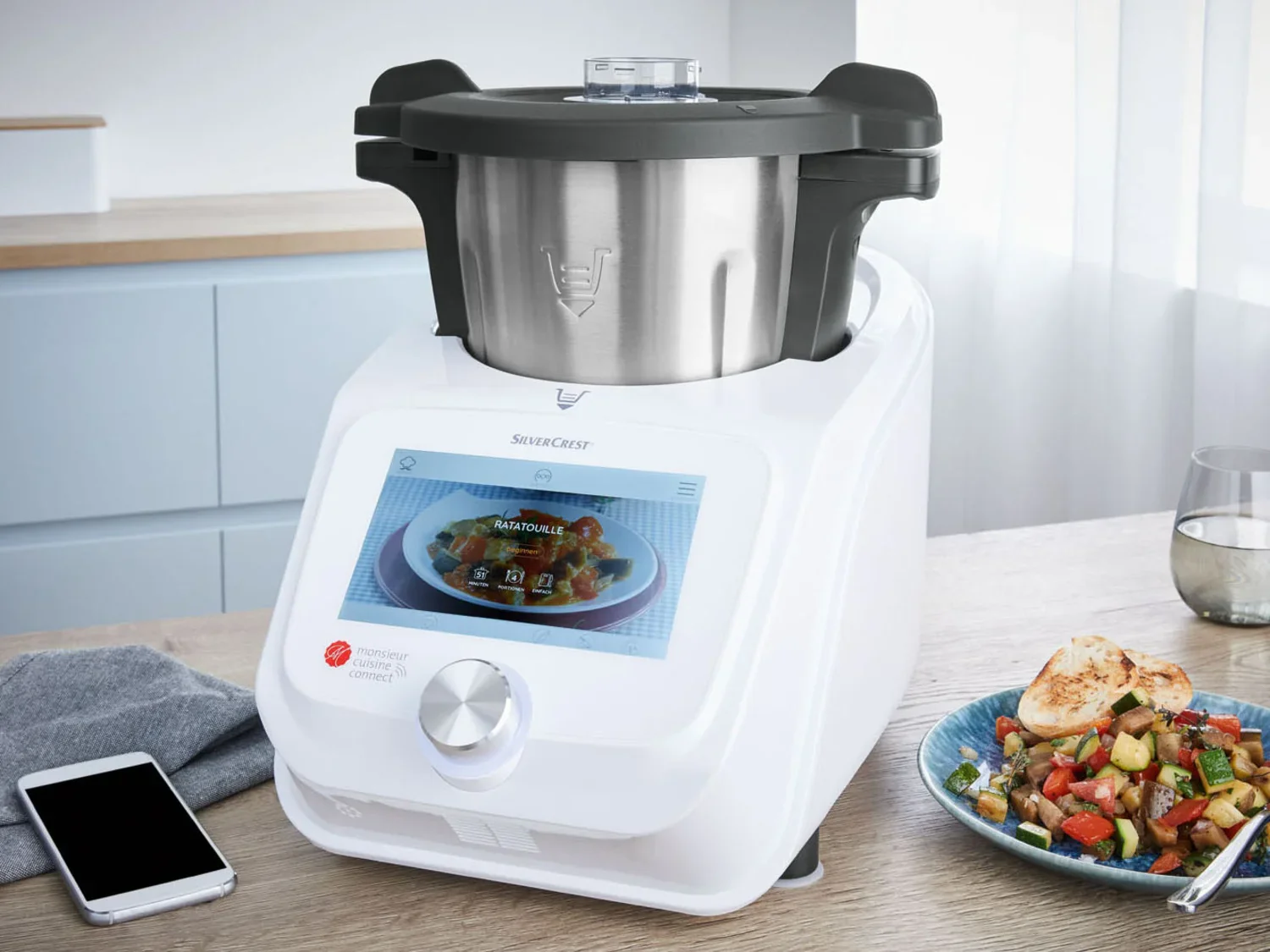 SILVERCREST KITCHEN TOOLS Monsieur Cuisine Connect SKMC 1100 A1, 4,5 L