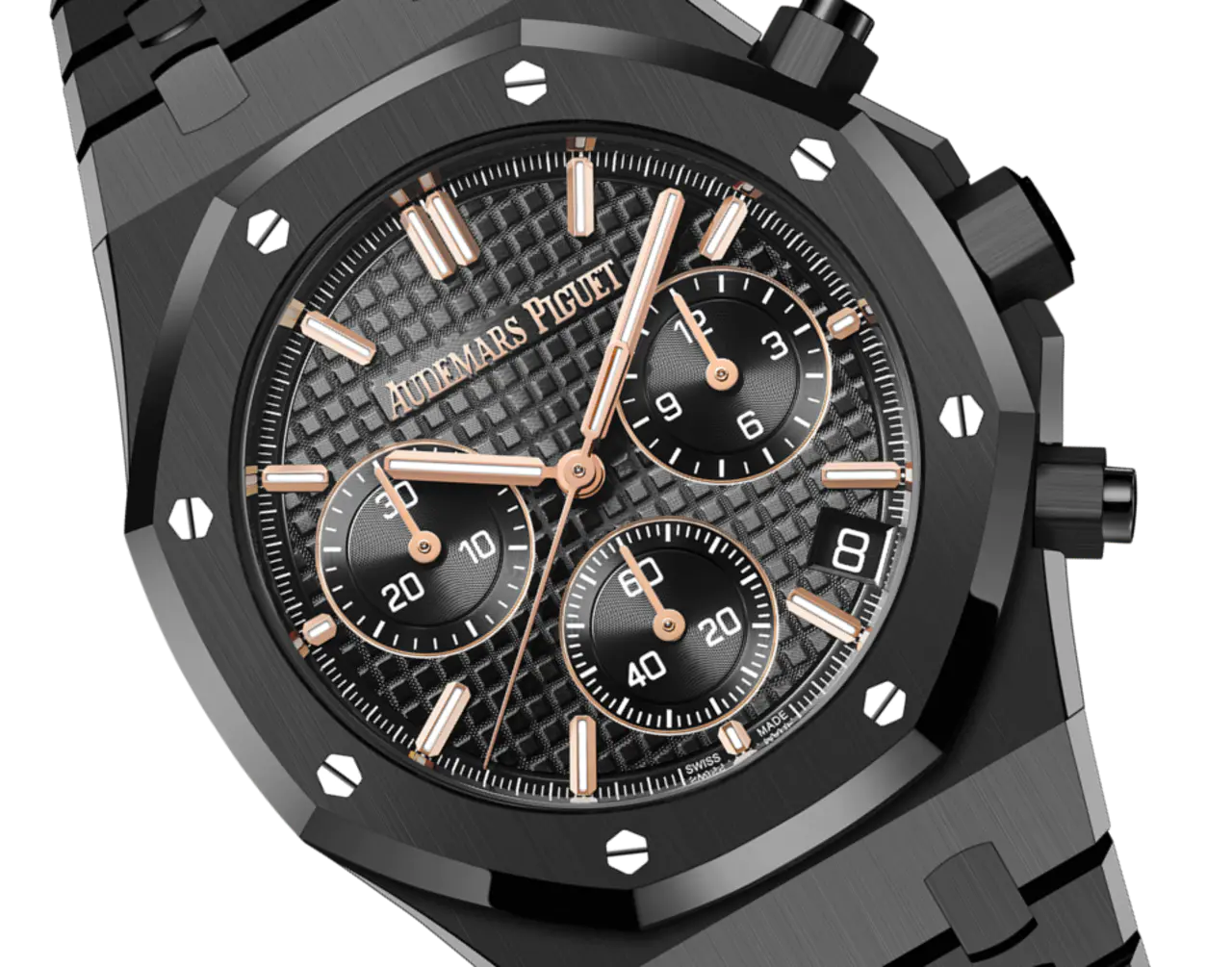 【Super Clone】Audemars Piguet ROYAL OAK Black Ceramic CHRONOGRAPH 41mm 26240CE.OO.1255CE.02