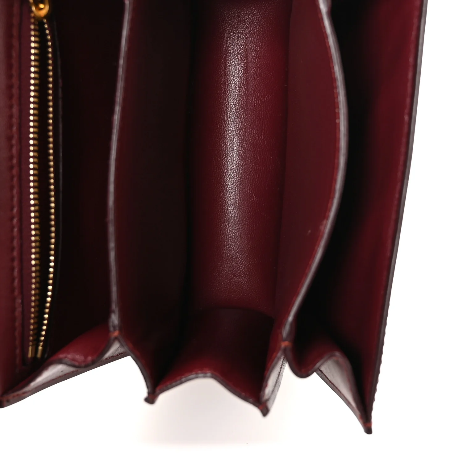 Box Calfskin Small Classic Box Flap Bag Burgundy