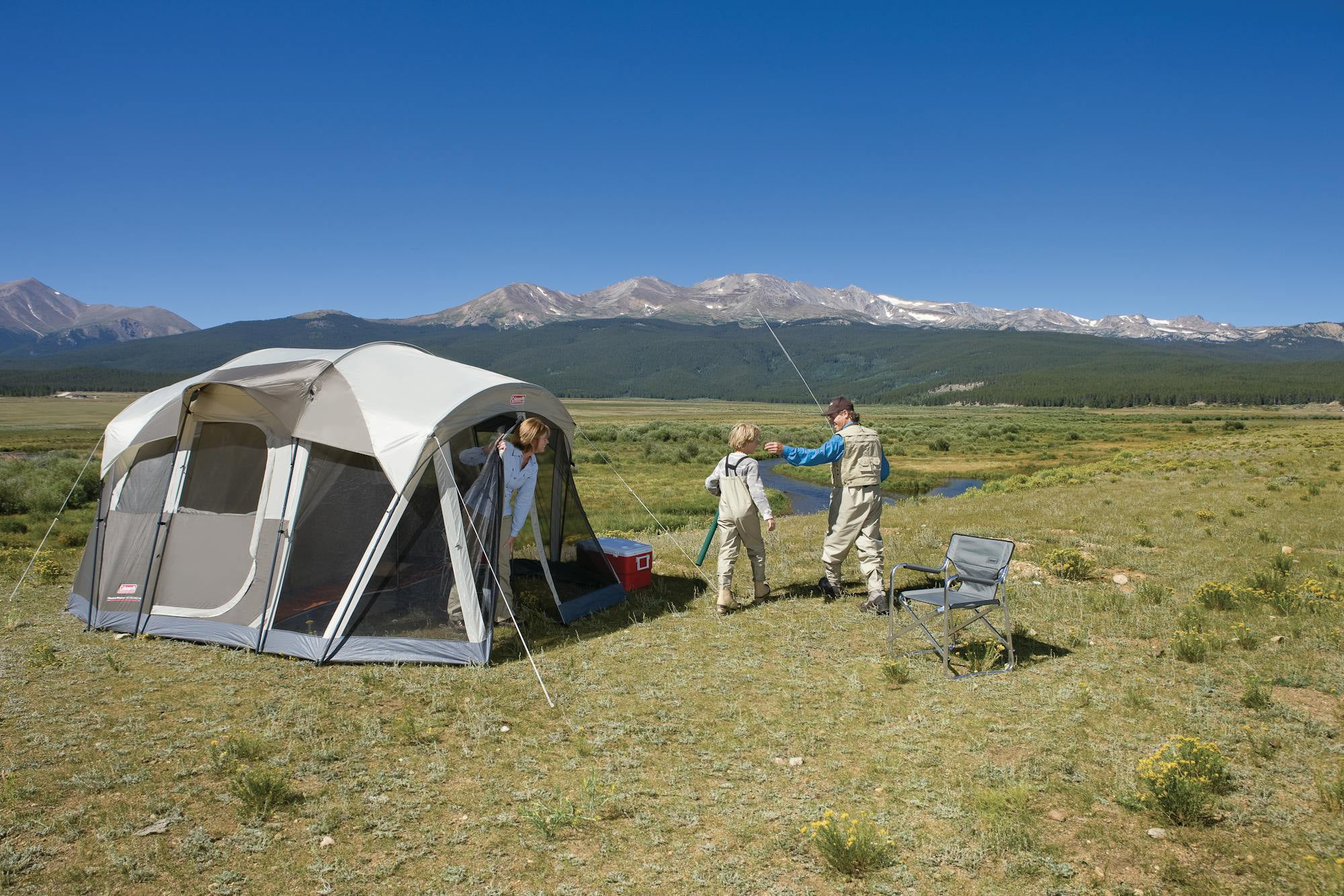 Coleman Weathermaster? 6 - Person Tent with Screen Room