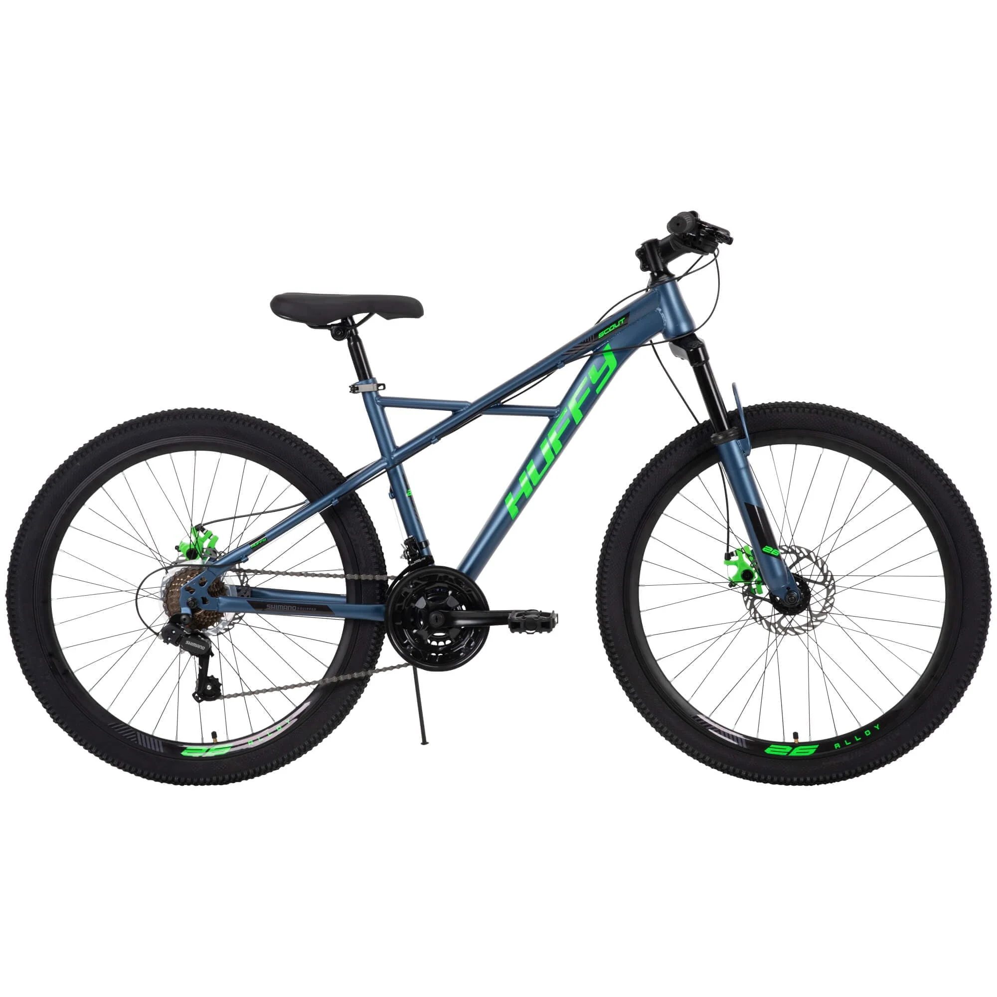 26 Inch Scout Men's 21 Speed Hardtail Mountain Bike, Denim Blue Image 9